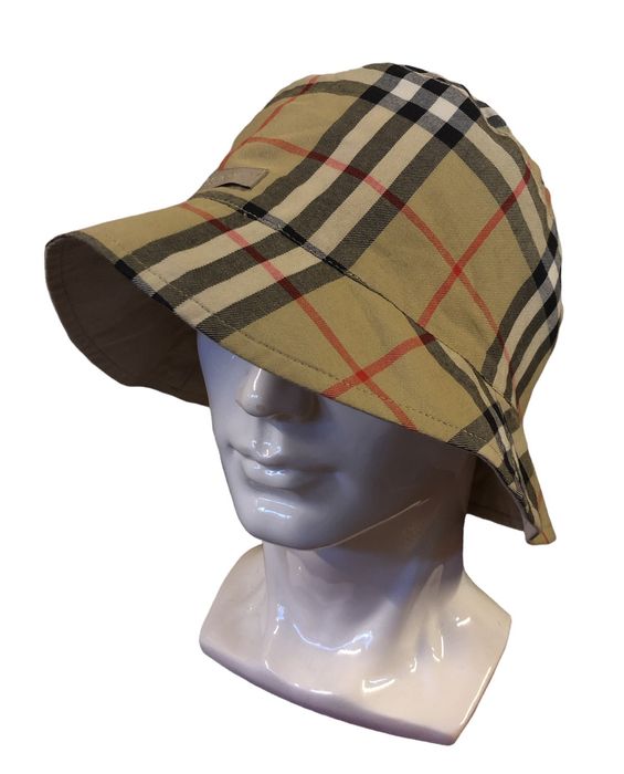 Burberry bucket hat clearance grailed