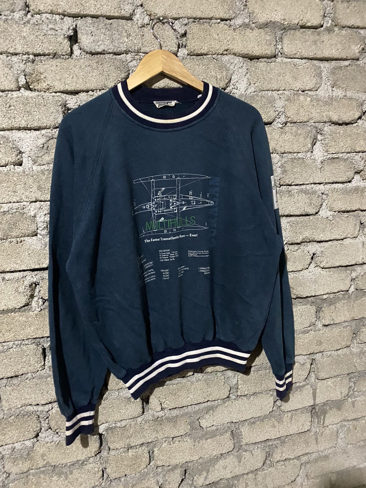 Other 🔥SALE🔥OURAGAN MARINEWEAR MADE IN ITALY SWEATSHIRT Size US L / EU 52-54 / 3 - 3 Thumbnail