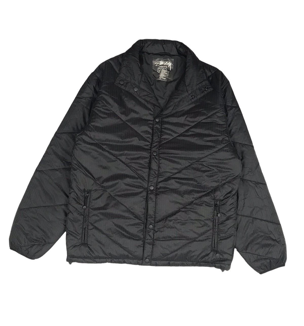 Stussy Short Parka Waxed Linen | Grailed