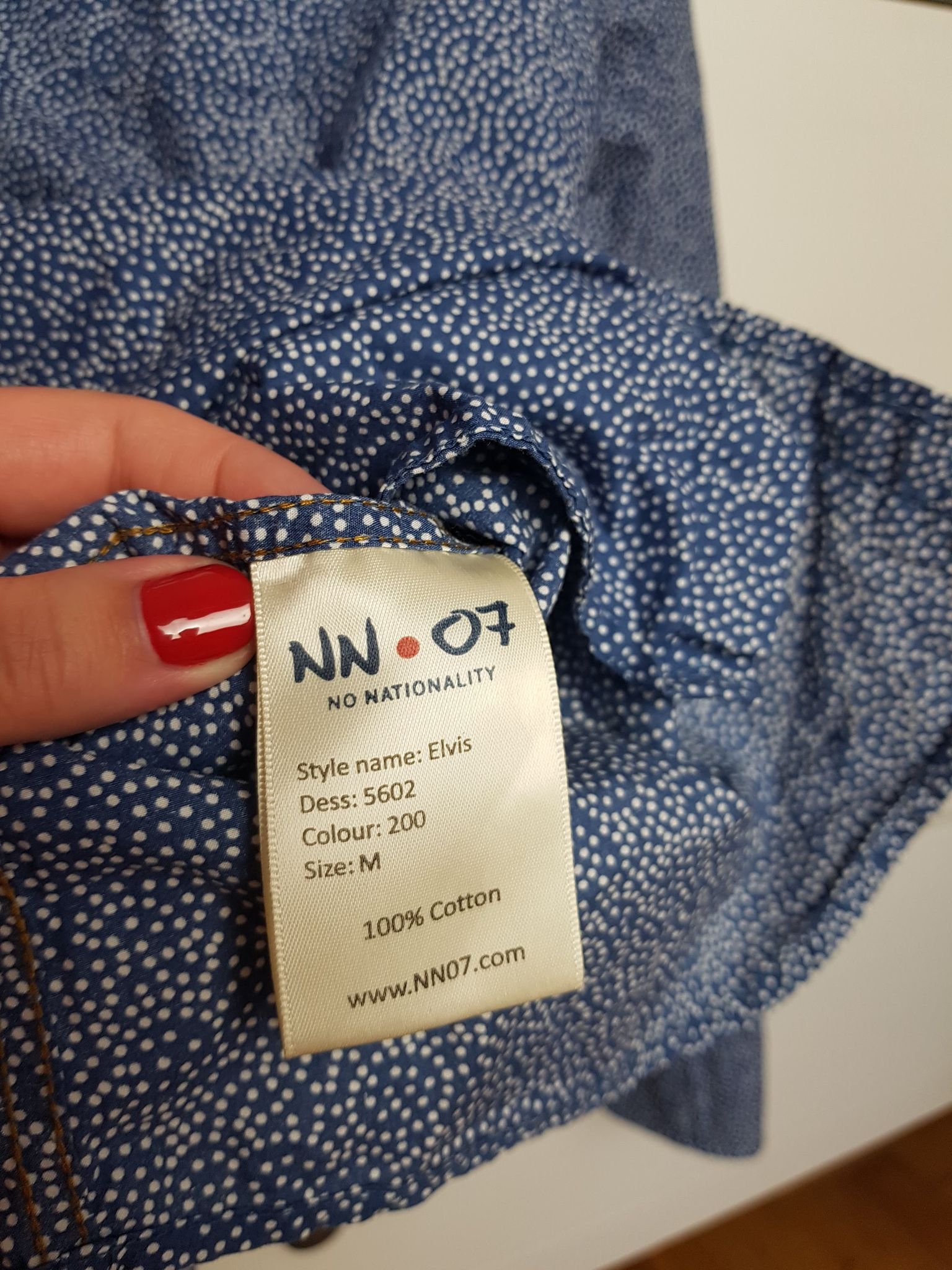 NN07 Nn07 shirt M cotton Size US M / EU 48-50 / 2 - 7 Thumbnail