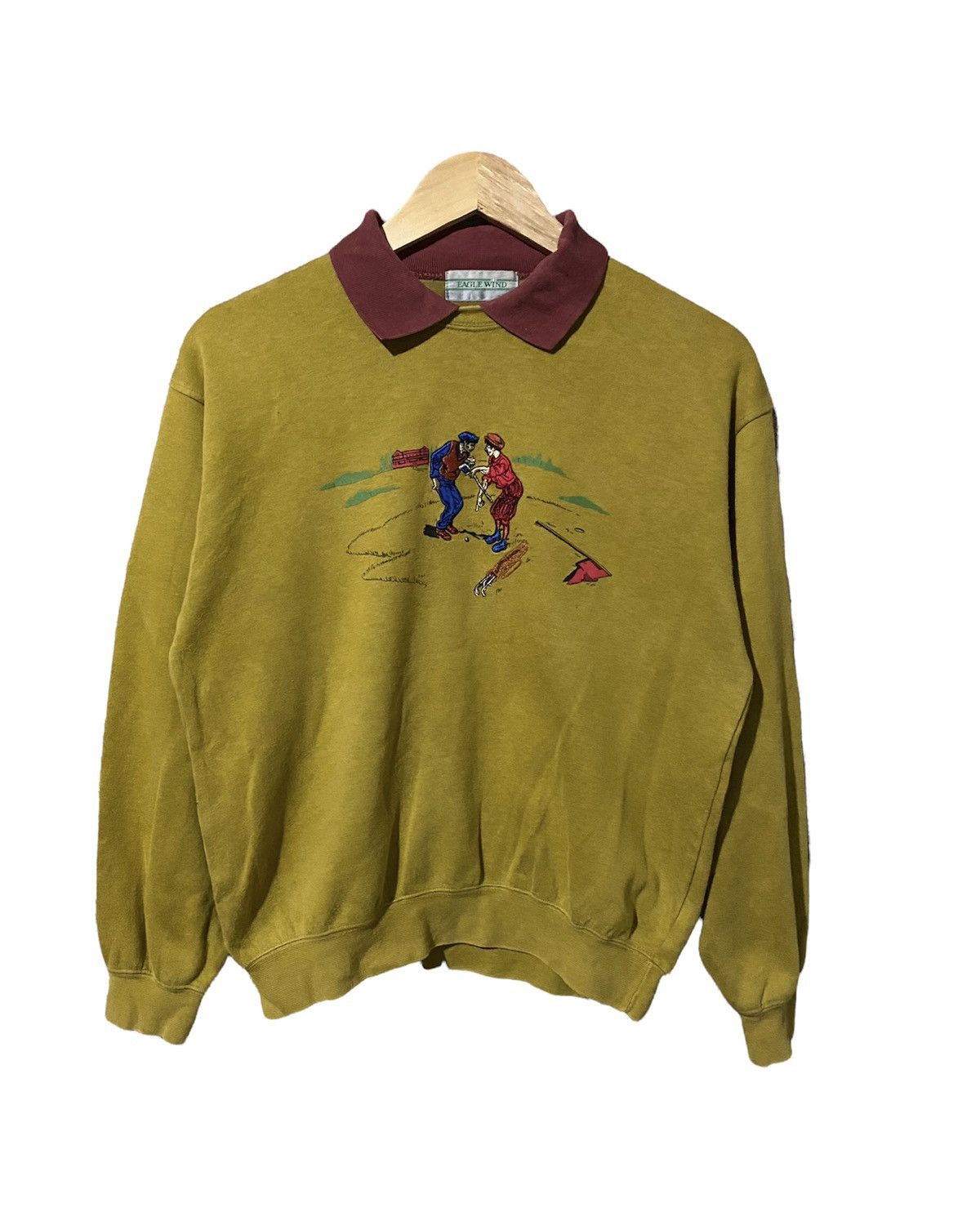 Vintage 🔥SALE🔥EAGLE WIND VINTAGE SWEATSHIRT EMBROIDERED LOGOS Size US M / EU 48-50 / 2 - 1 Thumbnail