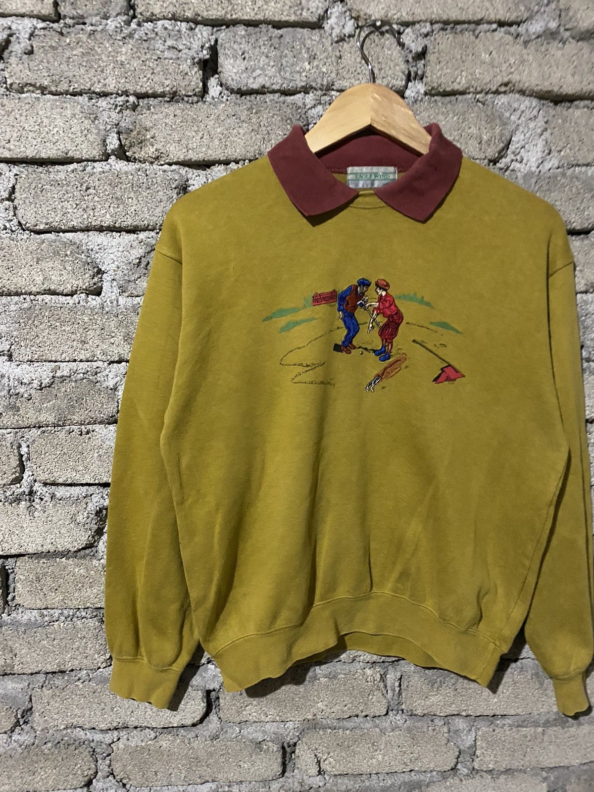 Vintage 🔥SALE🔥EAGLE WIND VINTAGE SWEATSHIRT EMBROIDERED LOGOS Size US M / EU 48-50 / 2 - 4 Thumbnail