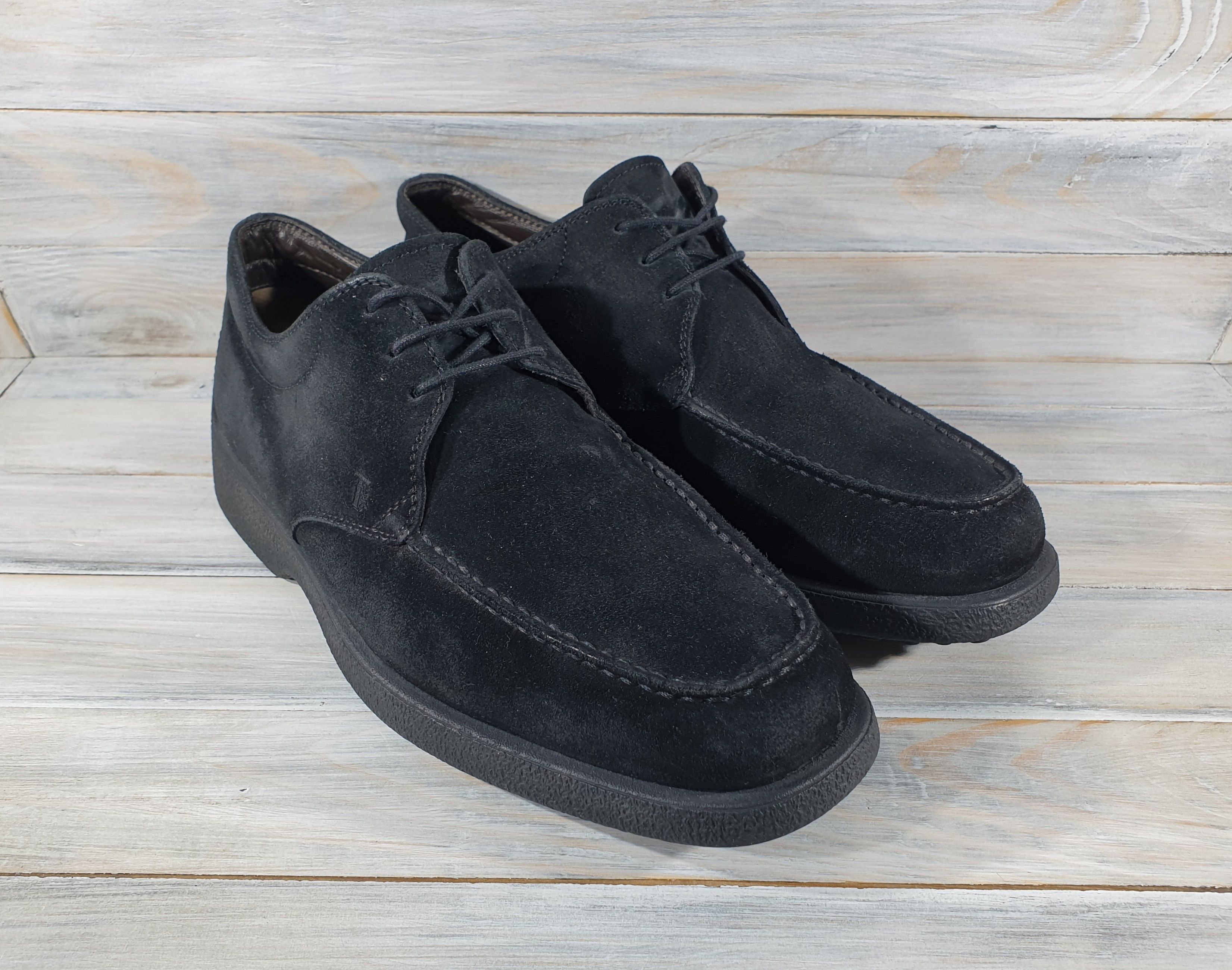 Tod's Tod's Suede Men's Lace Up Casual Shoes Luxury Made In Italy Size US 9 / EU 42 - 13 Thumbnail