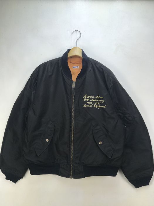 Vintage VINTAGE AVIREX 50TH ANNIVERSARY BOMBER JACKET | Grailed