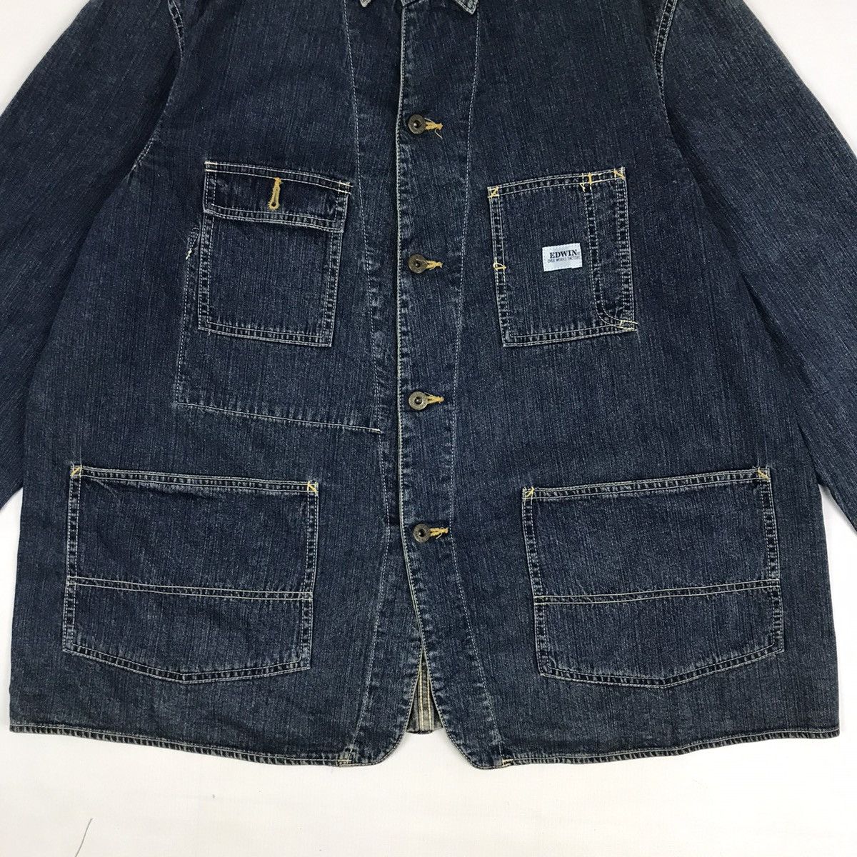 Edwin × Vintage Vintage Edwin Workwear Denim Jacket Size US L / EU 52-54 / 3 - 4 Thumbnail