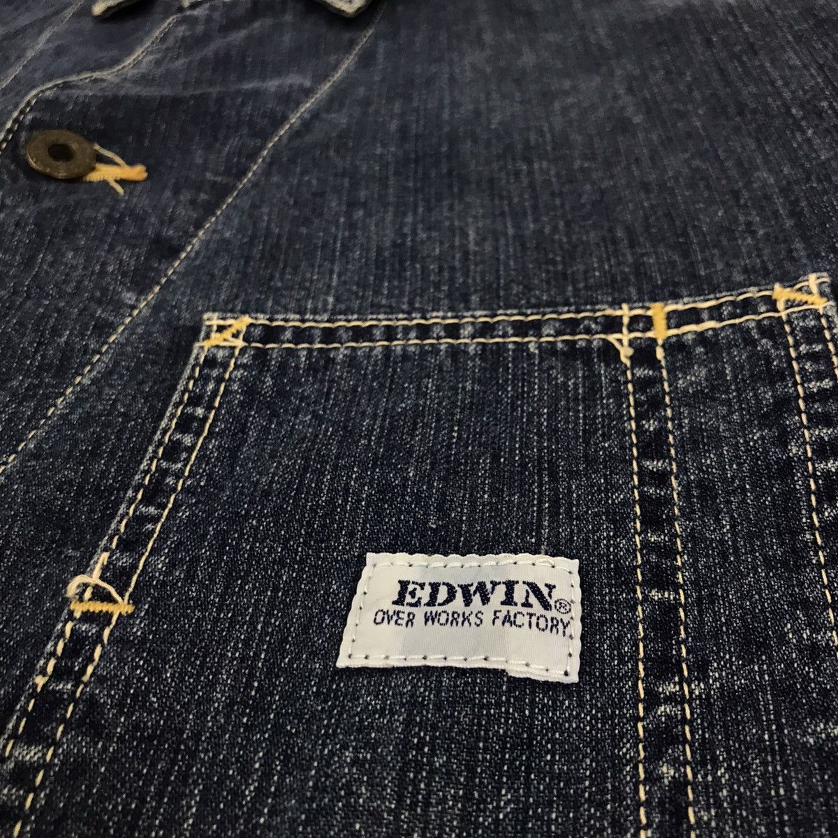 Edwin × Vintage Vintage Edwin Workwear Denim Jacket Size US L / EU 52-54 / 3 - 5 Thumbnail
