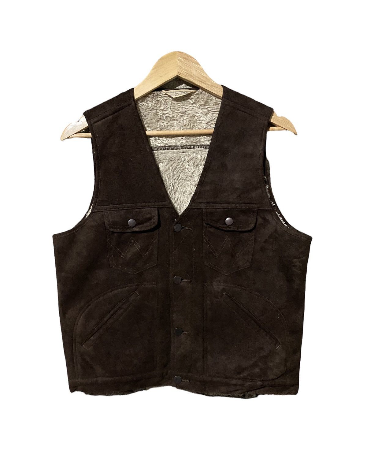 Vintage 🔥SALE🔥BLUE BELL OVERALL COMPANY VEST FUR LINING Size US M / EU 48-50 / 2 - 1 Thumbnail