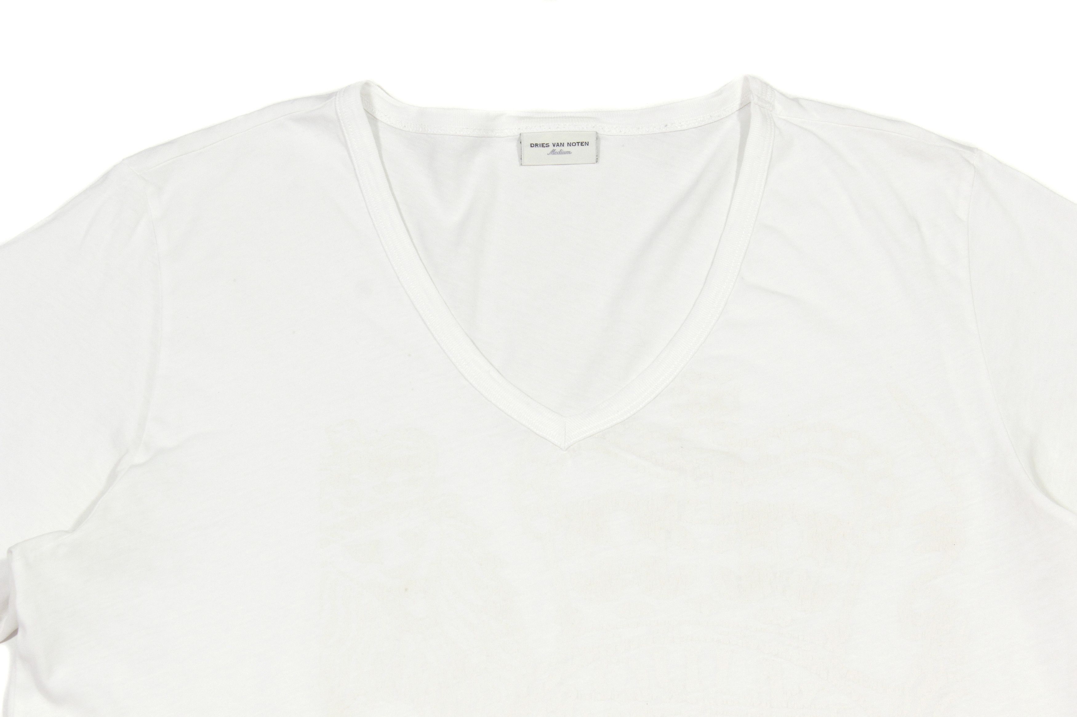 Dries Van Noten Big Logo Distressed T-Shirt Size US M / EU 48-50 / 2 - 3 Thumbnail