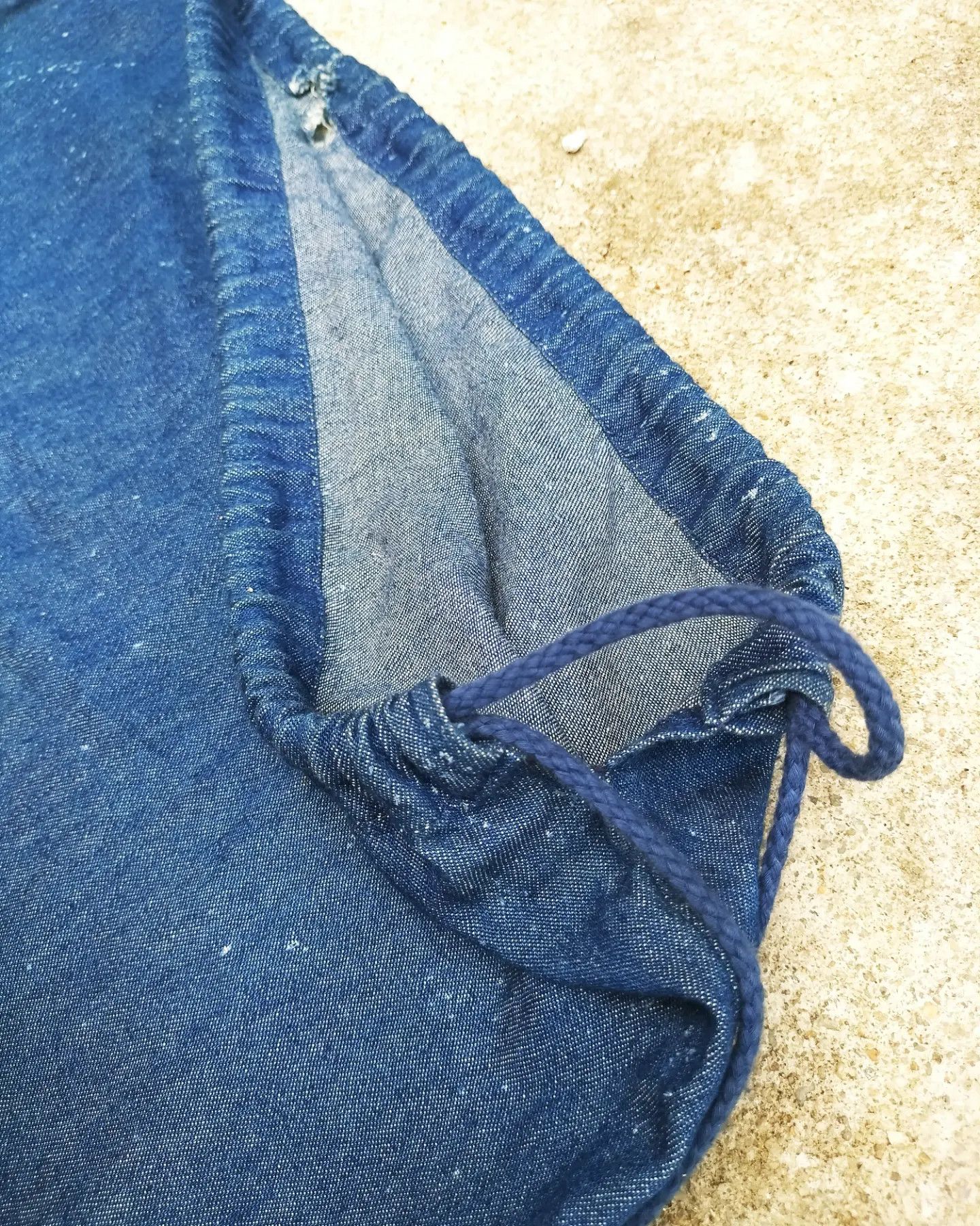 Vintage 80s Wrangler Denim Dusty Bag Workwear fashion Size ONE SIZE - 6 Thumbnail