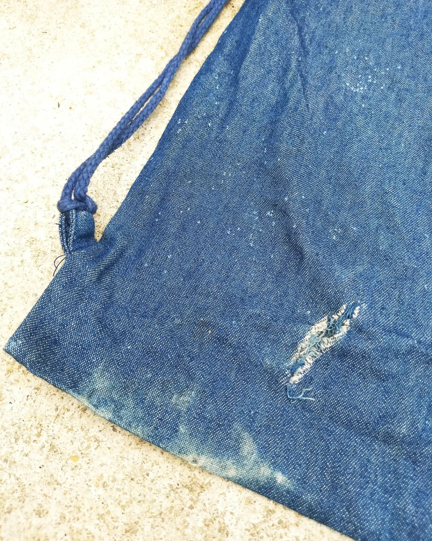 Vintage 80s Wrangler Denim Dusty Bag Workwear fashion Size ONE SIZE - 8 Thumbnail