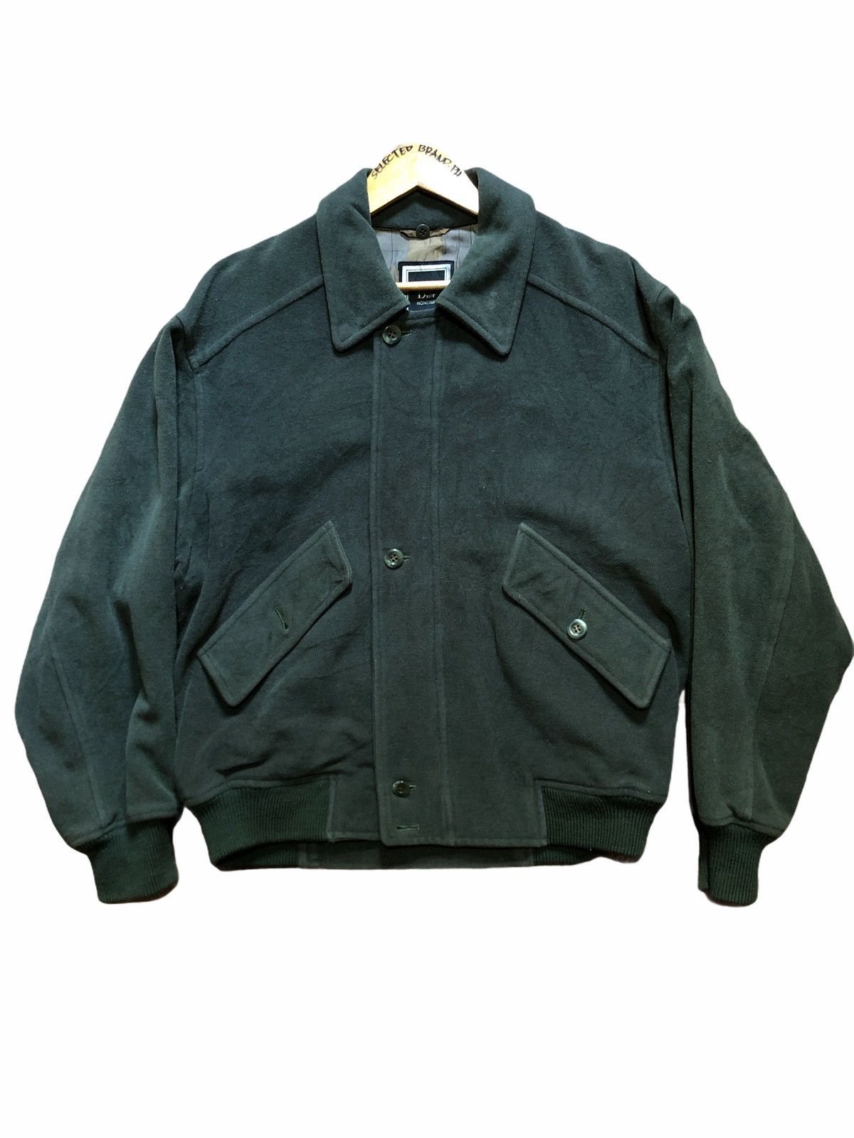 Christian Dior Monsieur × Vintage Christian Dior Wool bomber jacket sz L Size US L / EU 52-54 / 3 - 1 Thumbnail