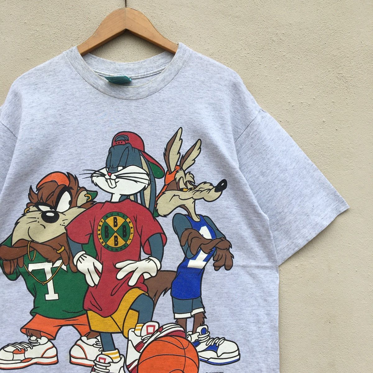 Cross Colours × Vintage × Warner Bros Vintage LOONEY TUNES X CROSS COLOUR MIRROR PRINT T-shirt Size US XL / EU 56 / 4 - 3 Thumbnail
