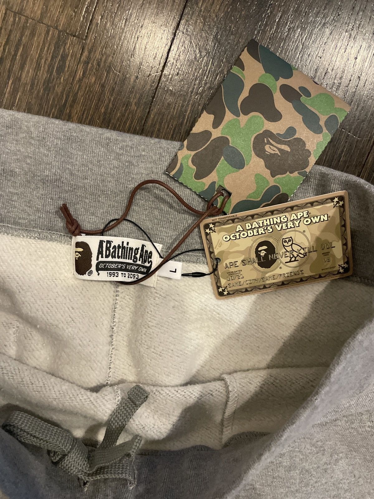 Bape × October's Very Own OVO x Bape sweatpants Size US 34 / EU 50 - 4 Thumbnail