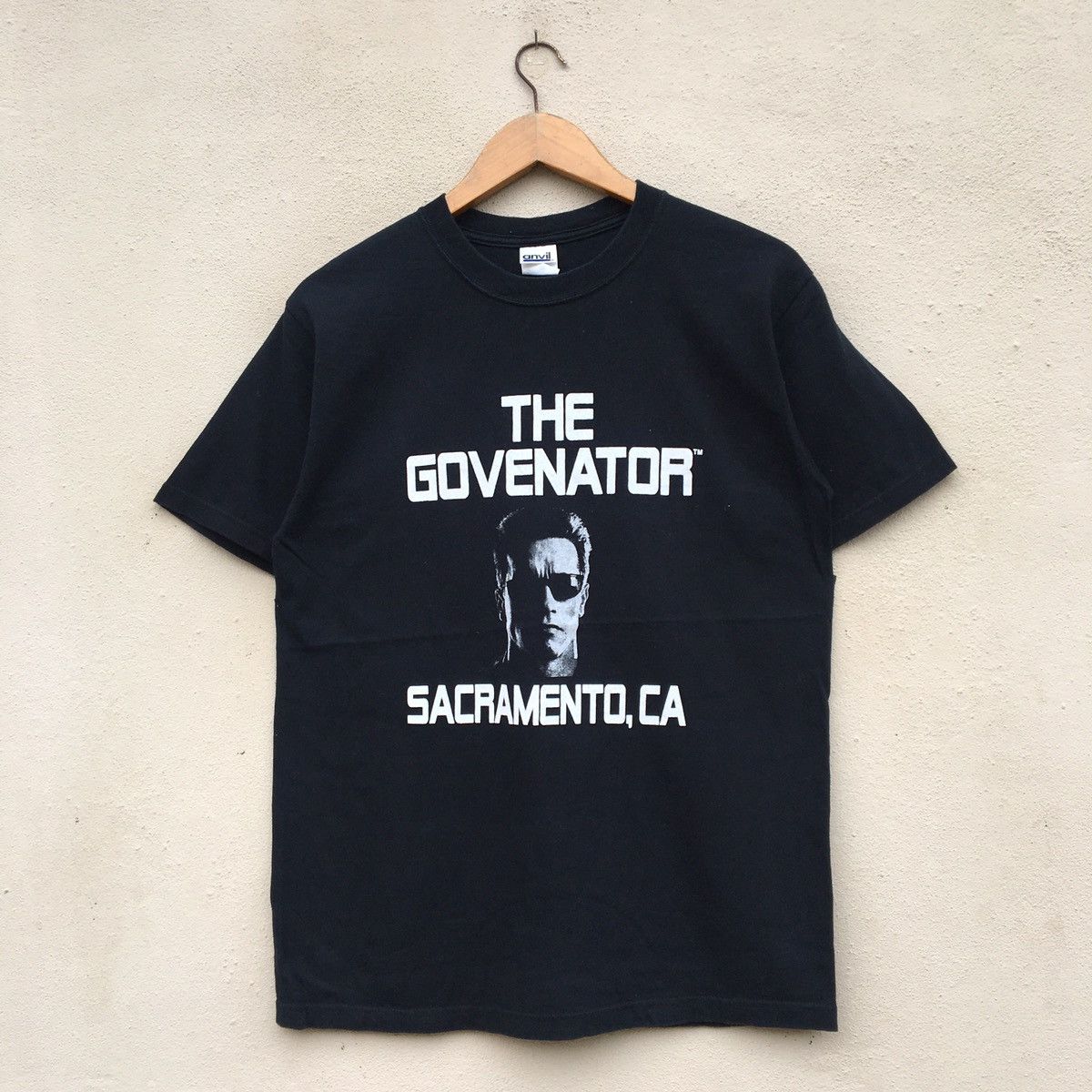 Vintage Vintage TERMINATOR ARNOLD SCHWARZENEGER THE GAVENATOR Tshirt Size US M / EU 48-50 / 2 - 1 Thumbnail