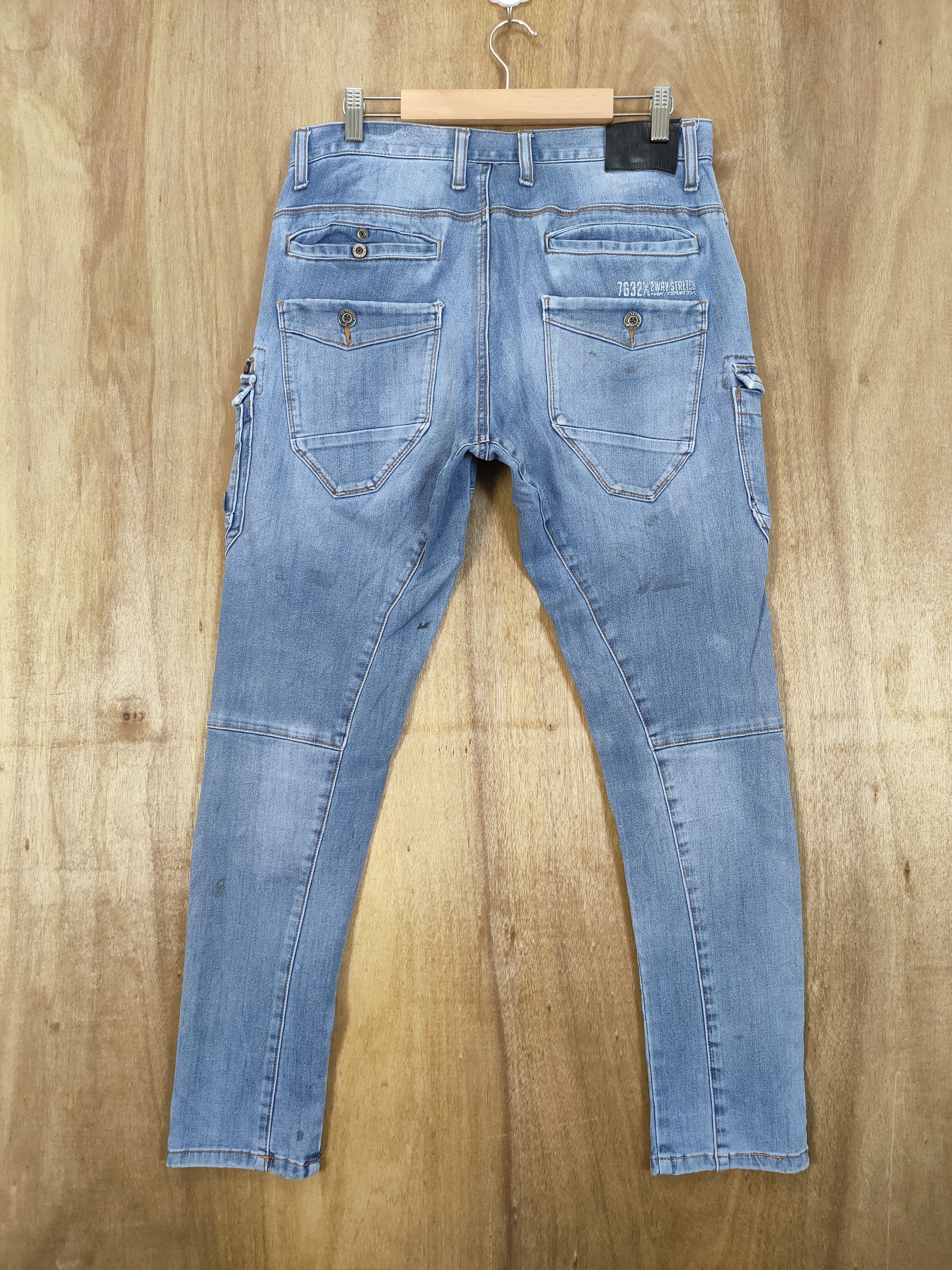 Japanese Brand × Seditionaries JAPANESE BRAND DISTRESSED KNEE CARGO PANTS MULTIPOCKET Size US 32 / EU 48 - 5 Thumbnail