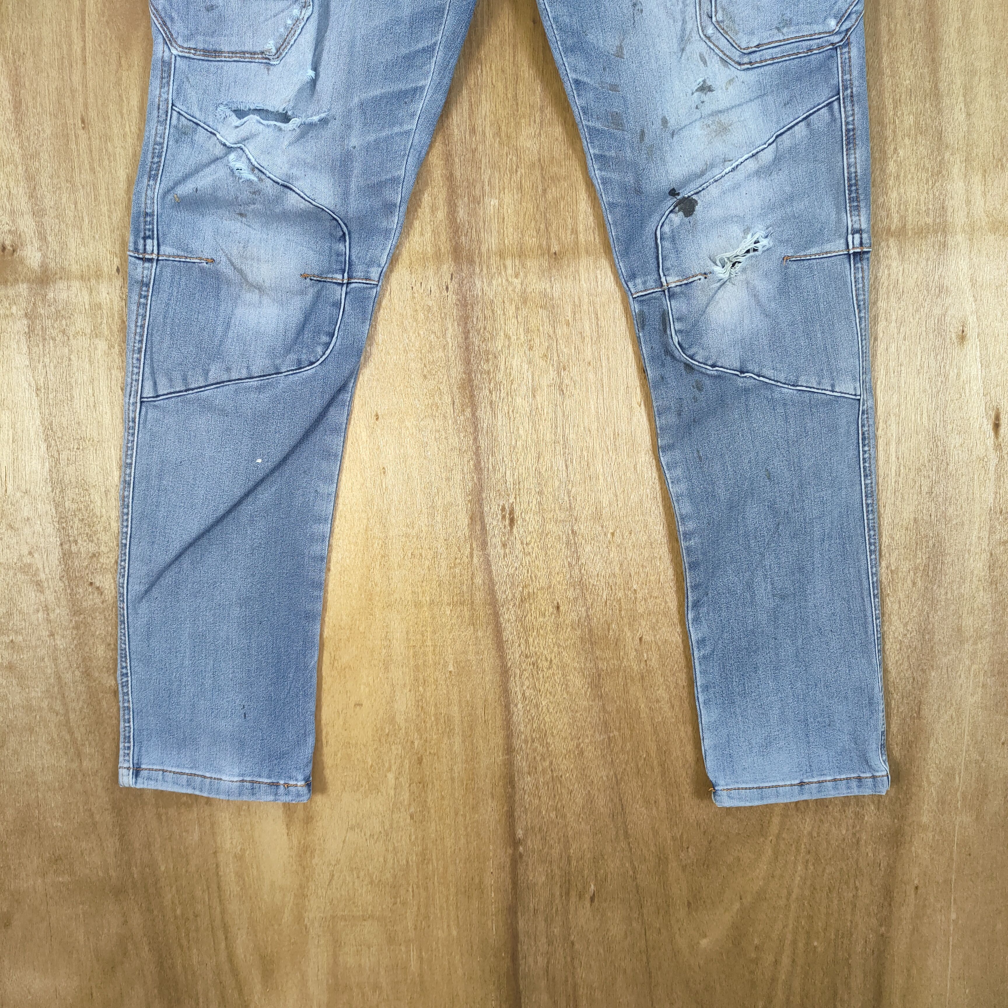 Japanese Brand × Seditionaries JAPANESE BRAND DISTRESSED KNEE CARGO PANTS MULTIPOCKET Size US 32 / EU 48 - 3 Thumbnail