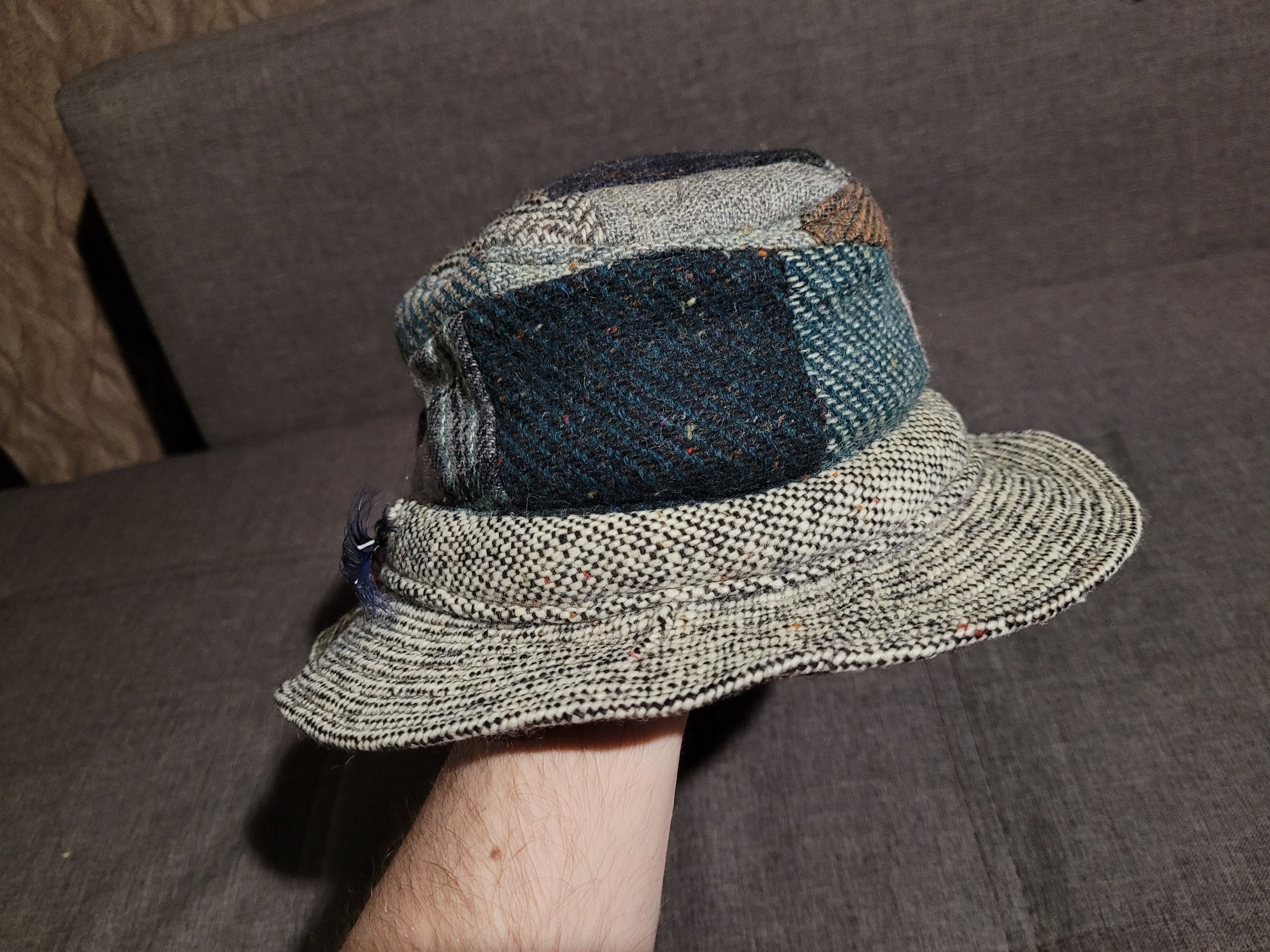 Donegal Tweed Very rare vintage hats of Ireland Castlebar Donegal tweed Size ONE SIZE - 4 Thumbnail