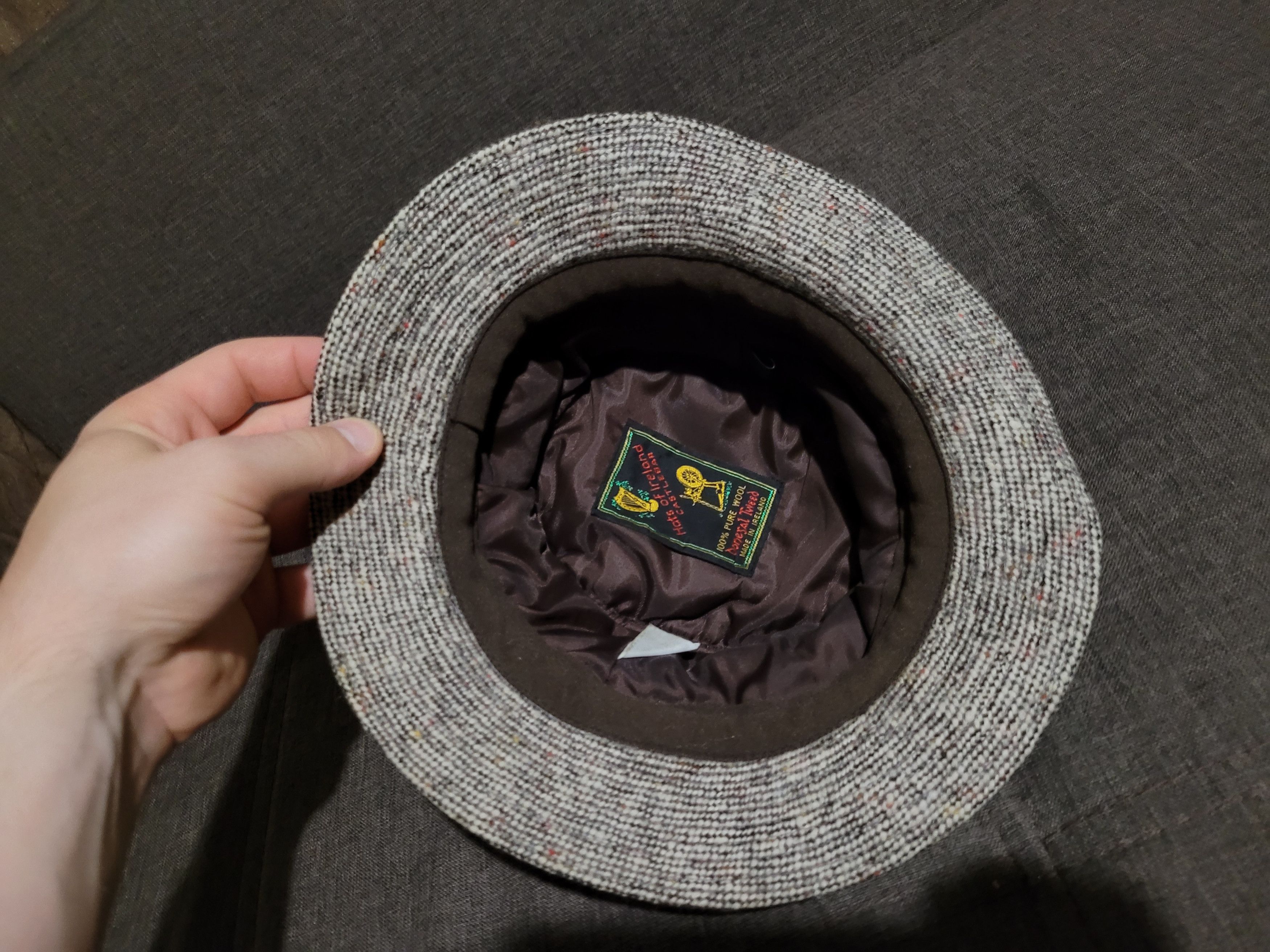 Donegal Tweed Very rare vintage hats of Ireland Castlebar Donegal tweed Size ONE SIZE - 6 Thumbnail