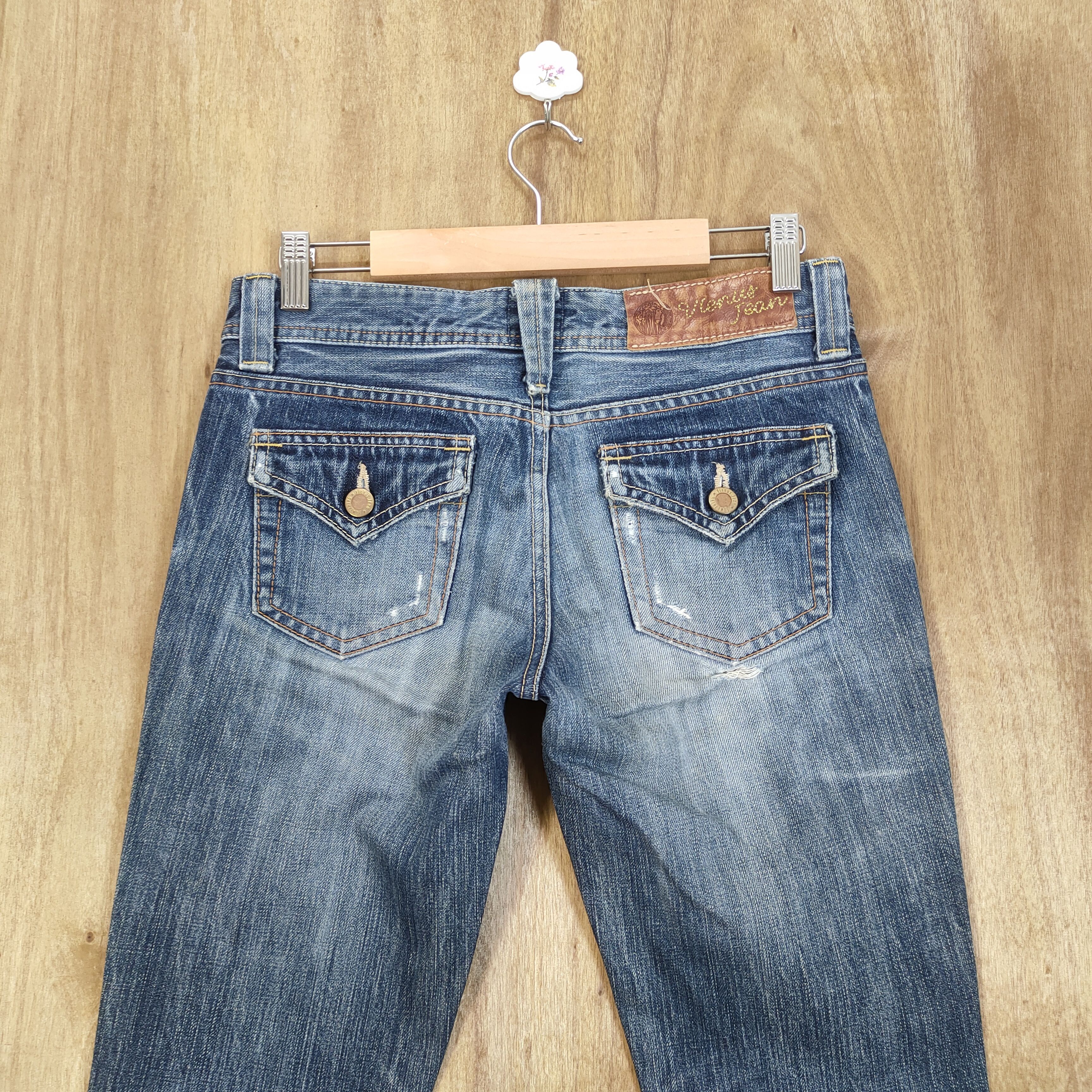 Japanese Brand VINTAGE JAPANESE FLARE DISTRESSED JEAN BUSH PANTS Size US 28 / EU 44 - 9 Thumbnail