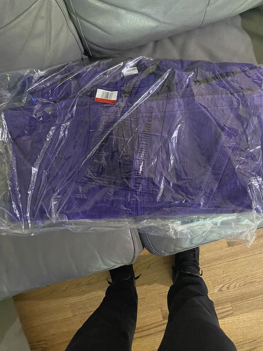 Supreme x Nike Arc Corduroy Hooded Jacket Purple - Novelship