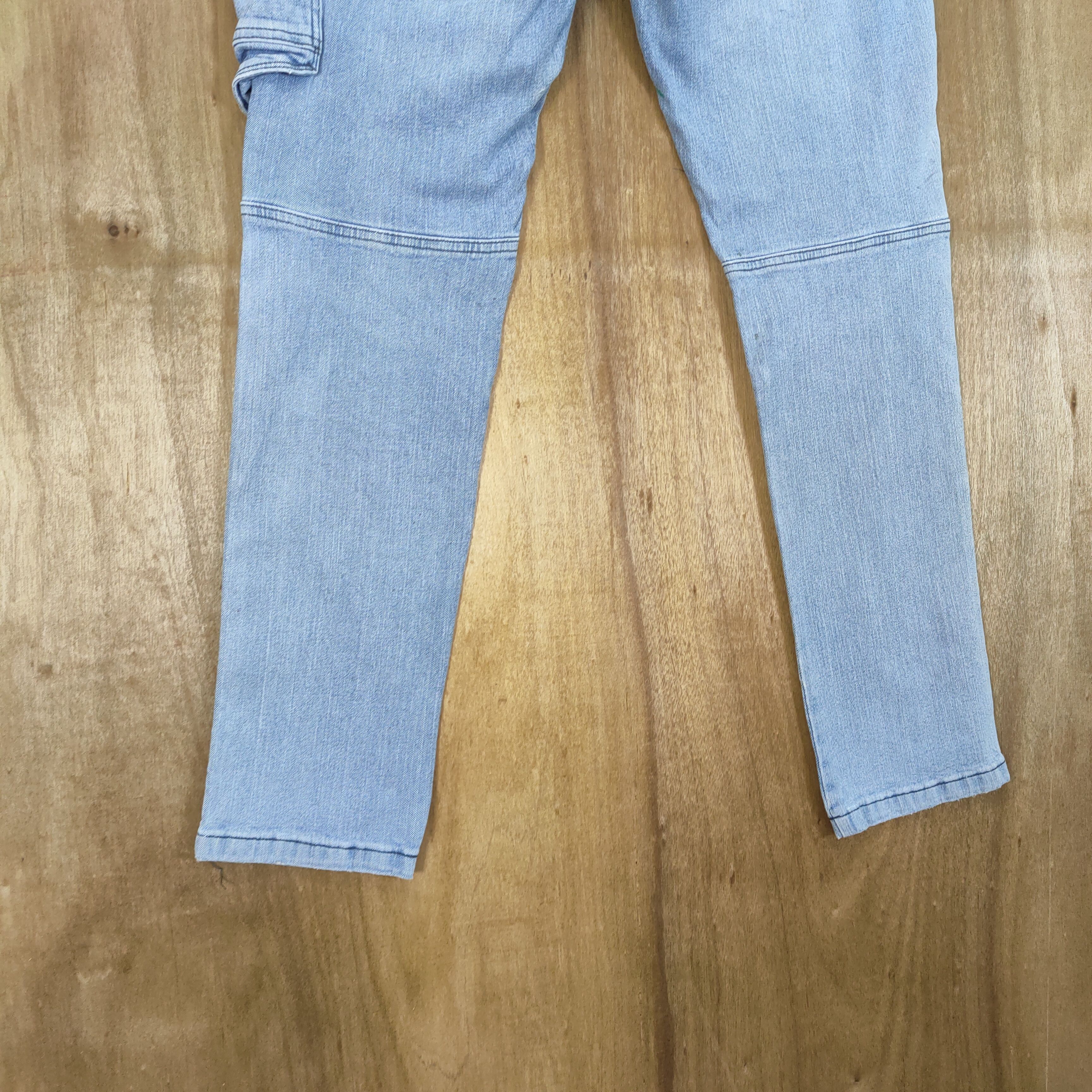 Japanese Brand G GROUND FADED DISTRESSED CARGO PANTS Size US 34 / EU 50 - 8 Thumbnail