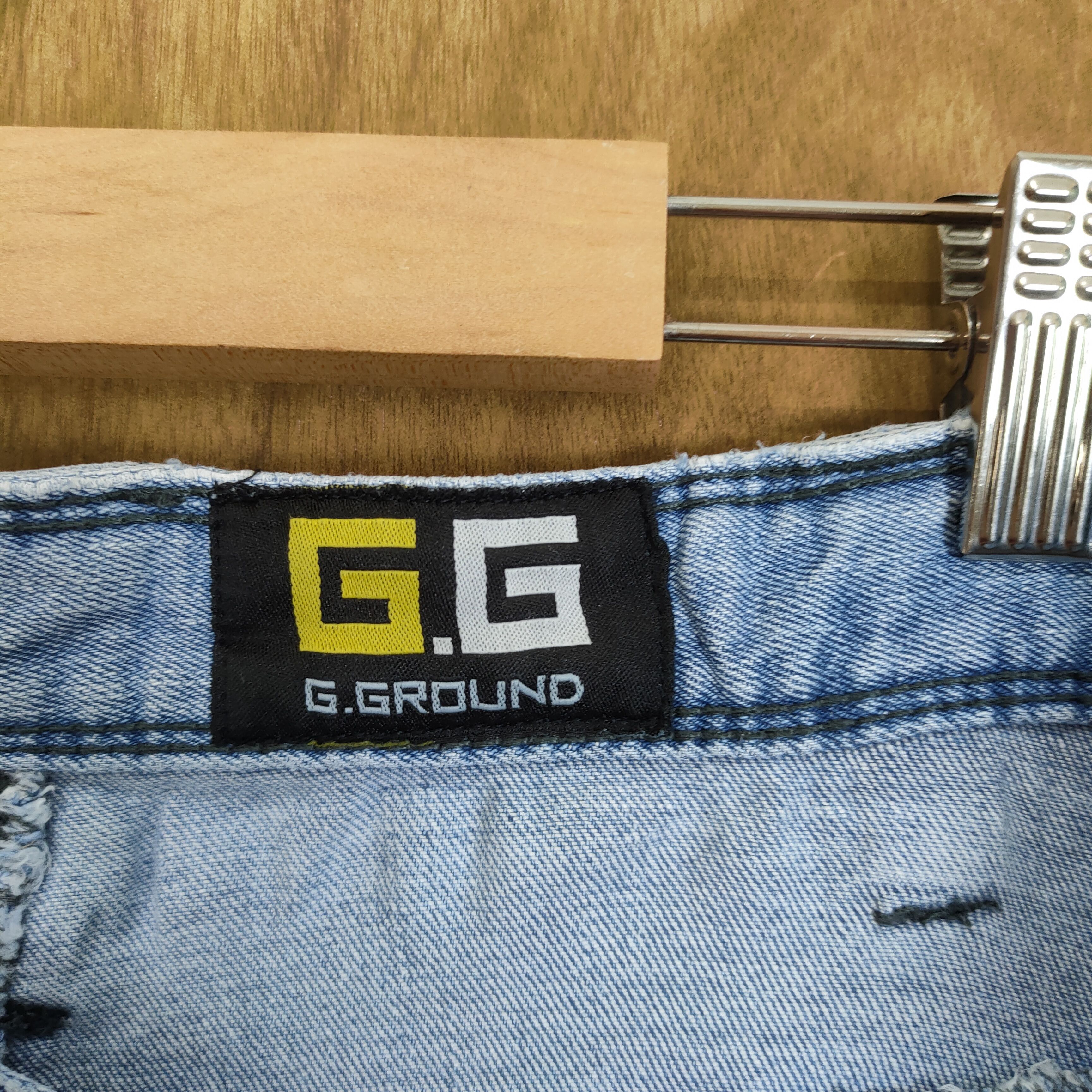 Japanese Brand G GROUND FADED DISTRESSED CARGO PANTS Size US 34 / EU 50 - 10 Thumbnail