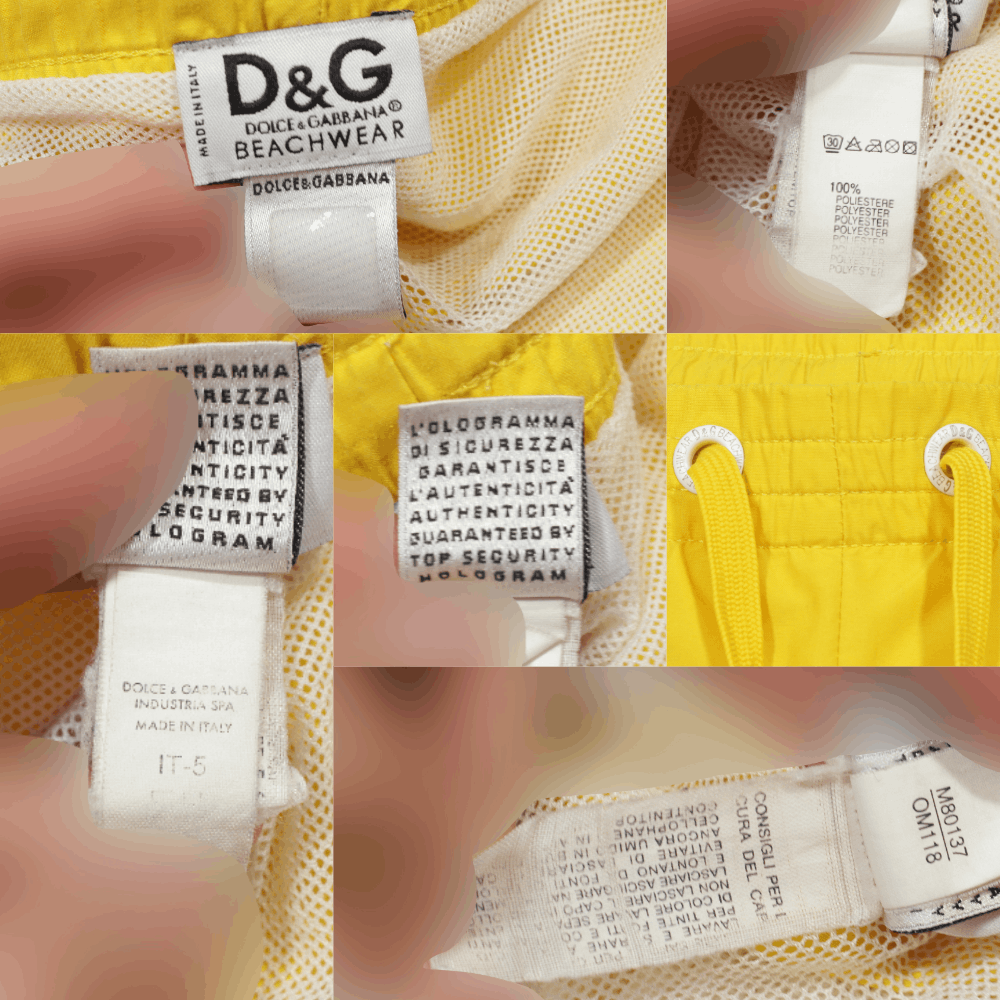 Dolce & Gabbana 90S Logo Track Swim Shorts Vintage Size US 34 / EU 50 - 5 Thumbnail