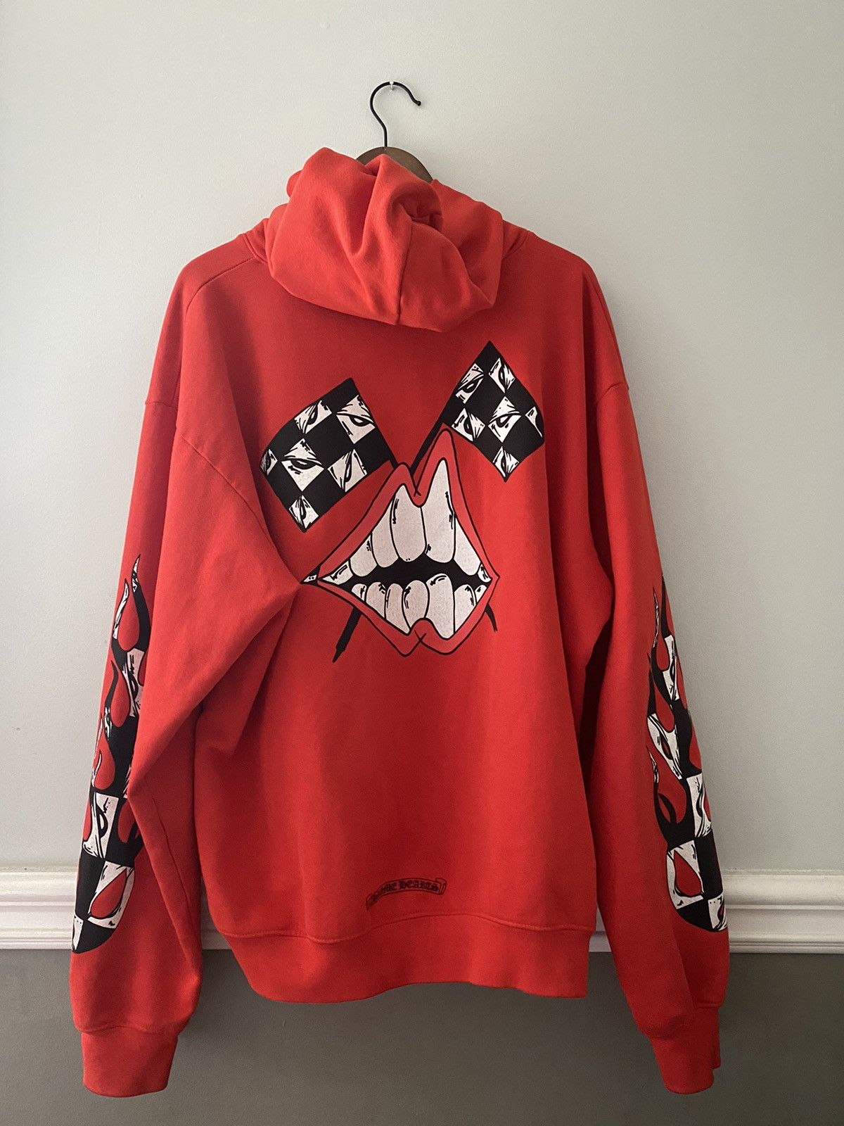 Chrome Hearts Chrome Hearts Matty Boy Red Chomper Hoodie | Grailed