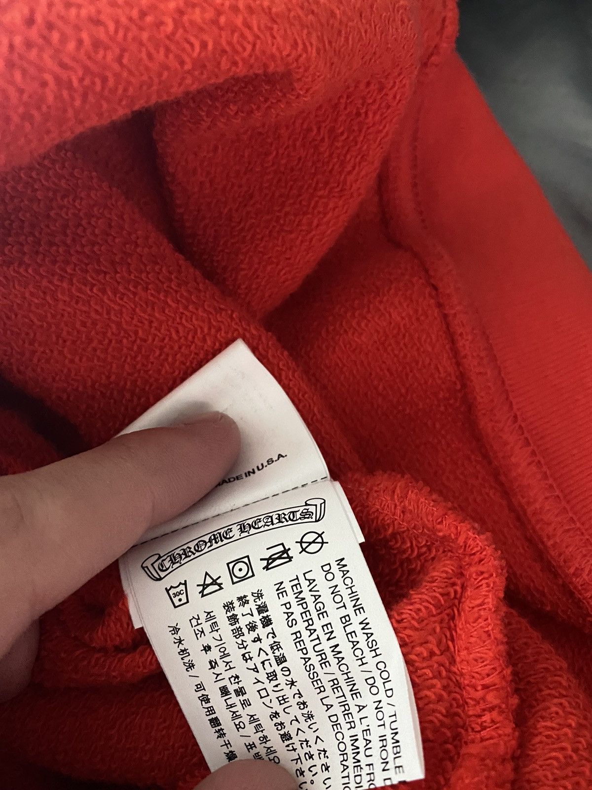 Chrome Hearts Chrome Hearts Matty Boy Red Chomper Hoodie Size US L / EU 52-54 / 3 - 12 Thumbnail