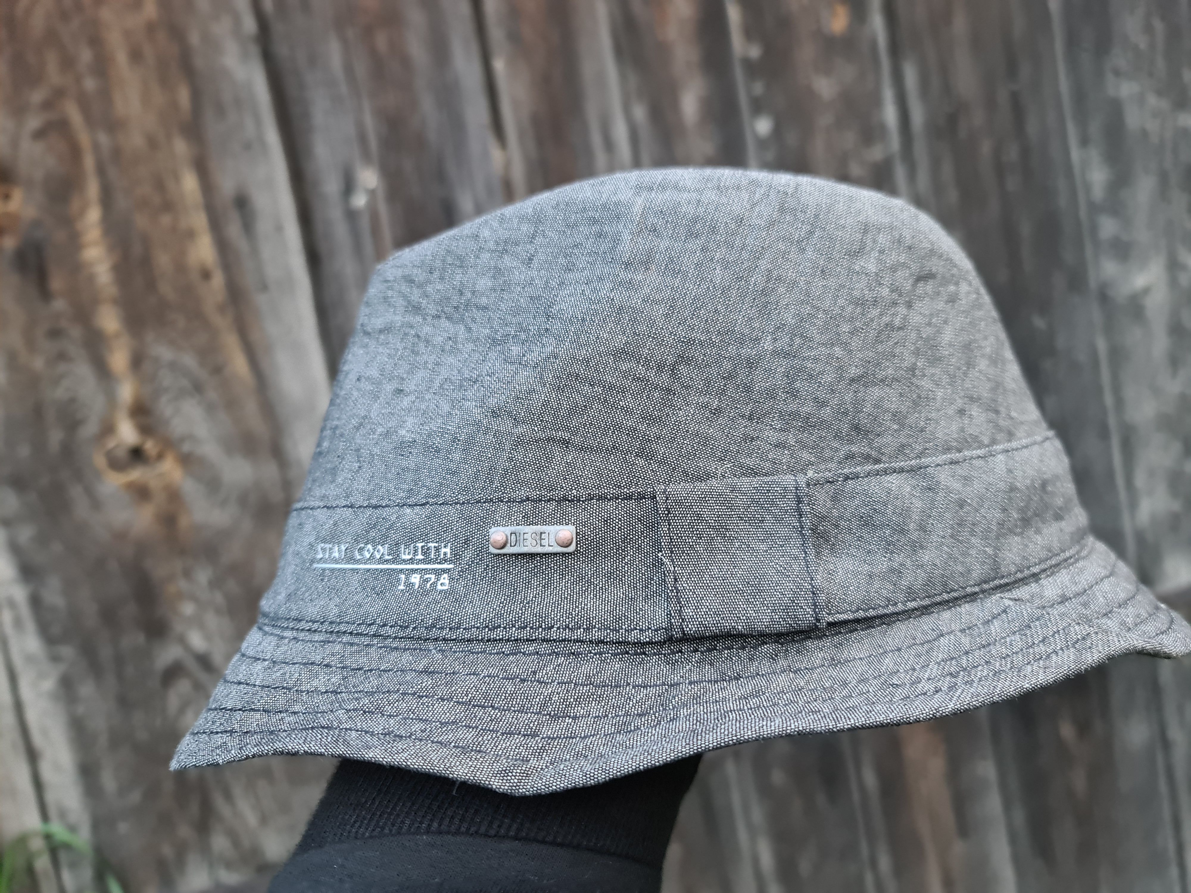 Diesel Diesel denim branded trilby hat Size ONE SIZE - 6 Thumbnail