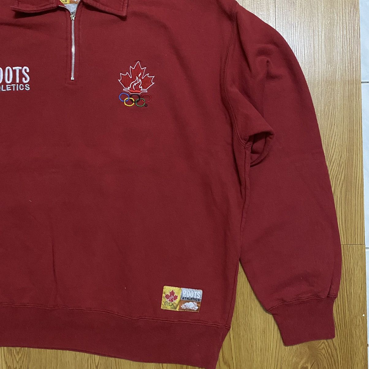 Roots × Vintage Vintage Roots Athletics Olympics Half Zipper Sweatshirt Size US XXL / EU 58 / 5 - 2 Thumbnail