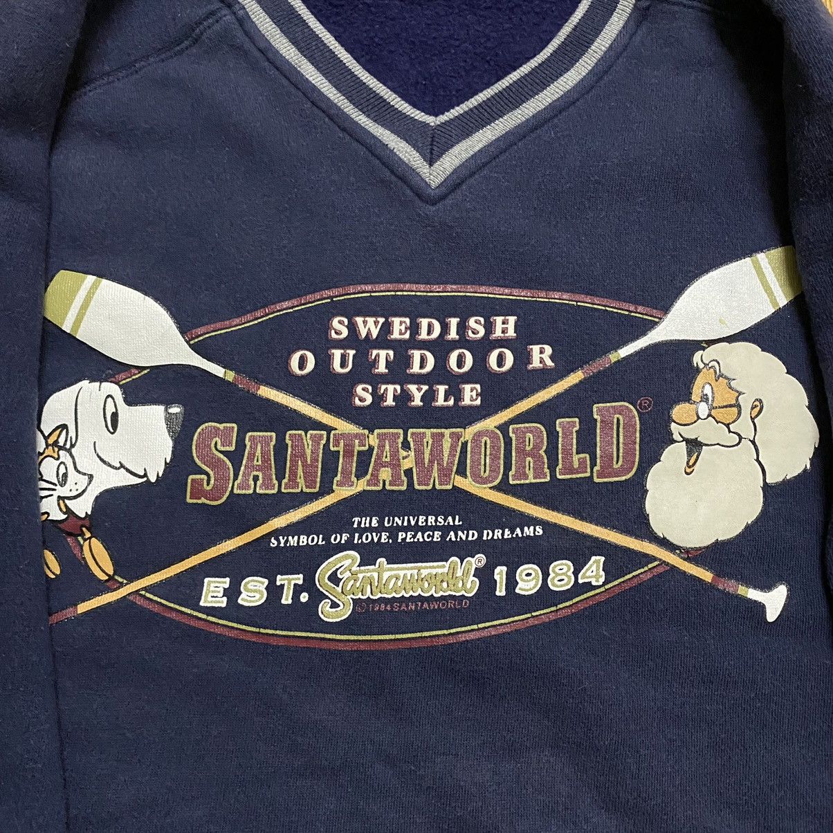 Japanese Brand × Vintage Vintage Santa World SWD Big Logo Sweatshirt Size US XXL / EU 58 / 5 - 5 Thumbnail