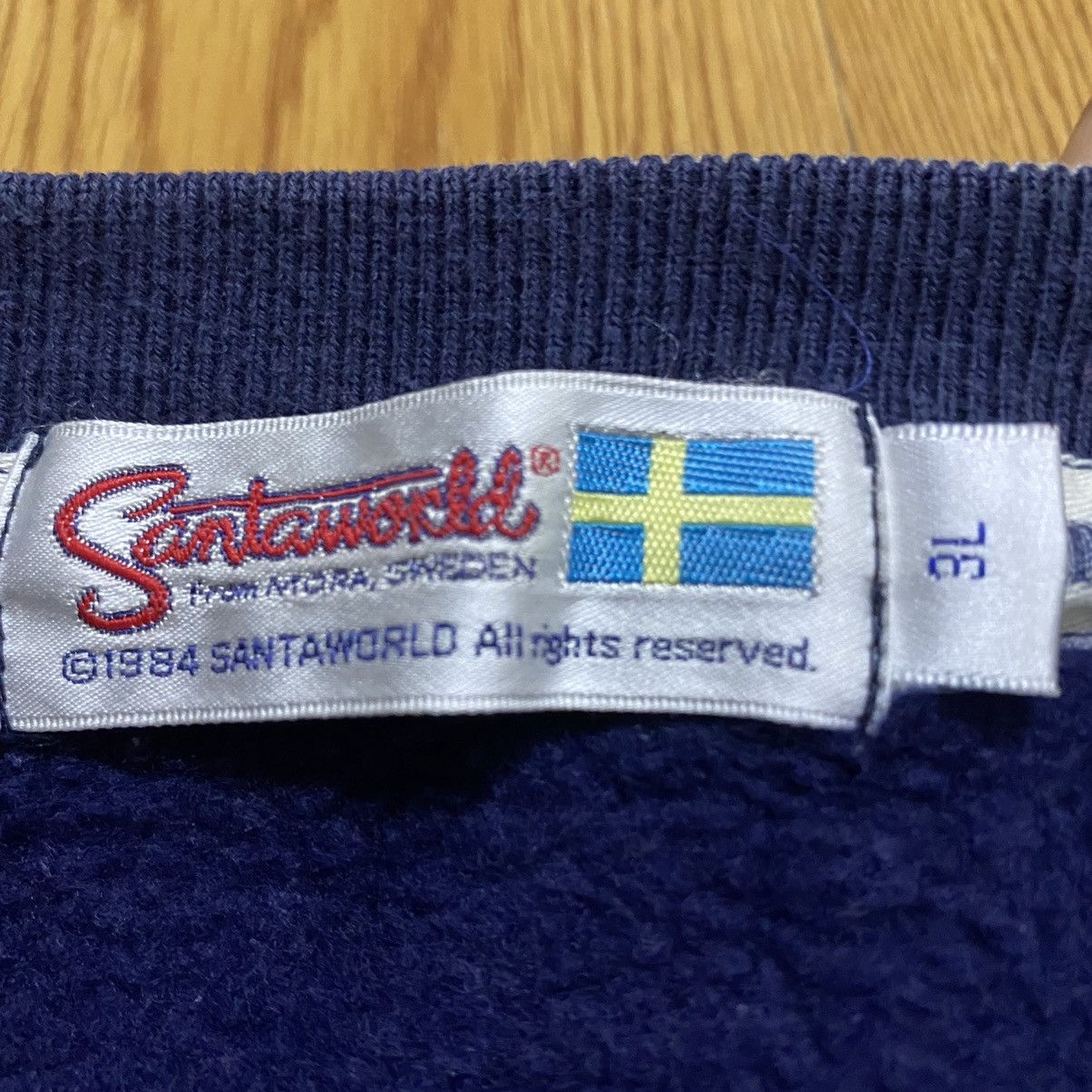 Japanese Brand × Vintage Vintage Santa World SWD Big Logo Sweatshirt Size US XXL / EU 58 / 5 - 13 Thumbnail