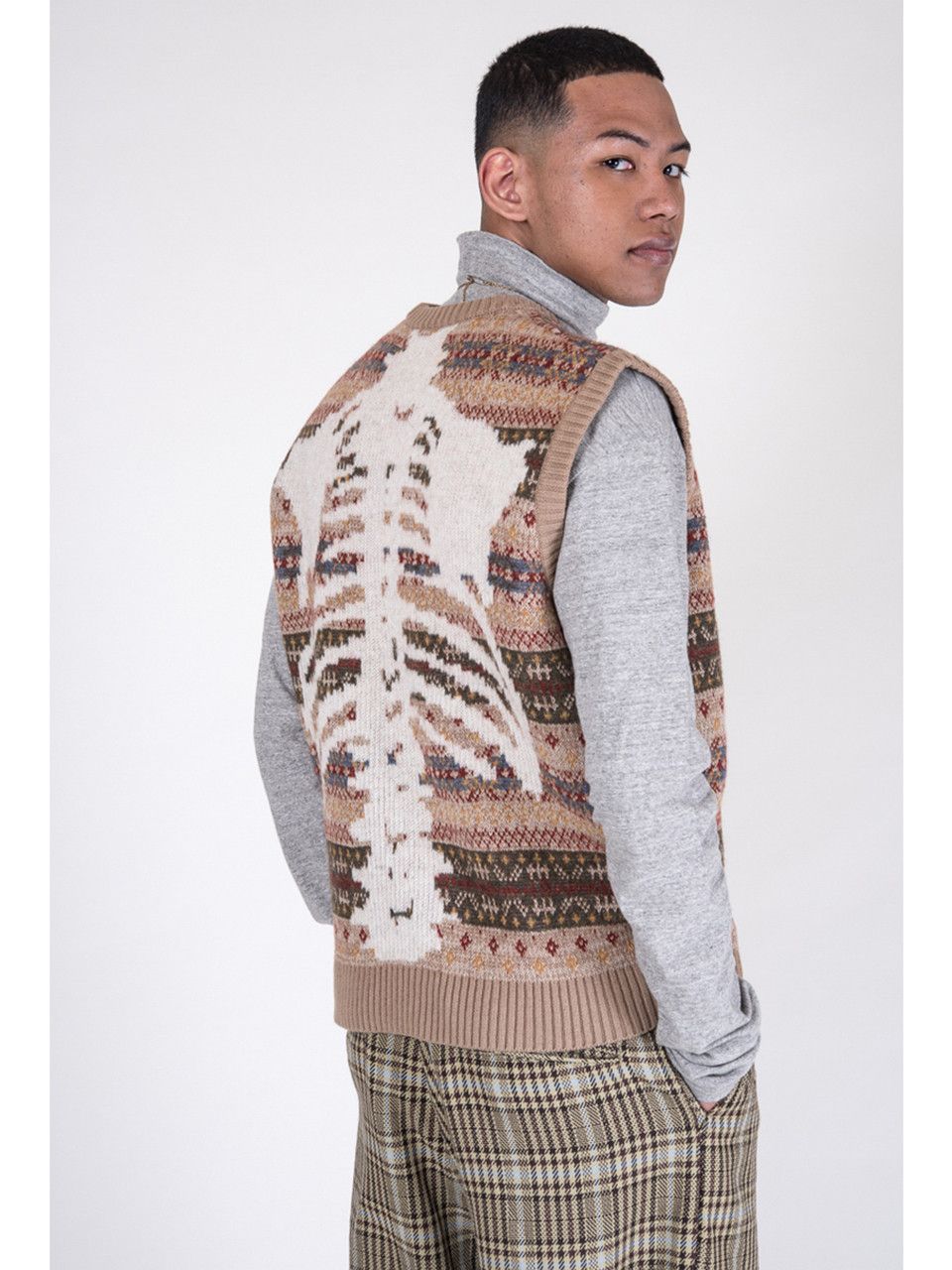 Kapital 7G wool Fair Isle Bone vest Size US L / EU 52-54 / 3 - 13 Thumbnail