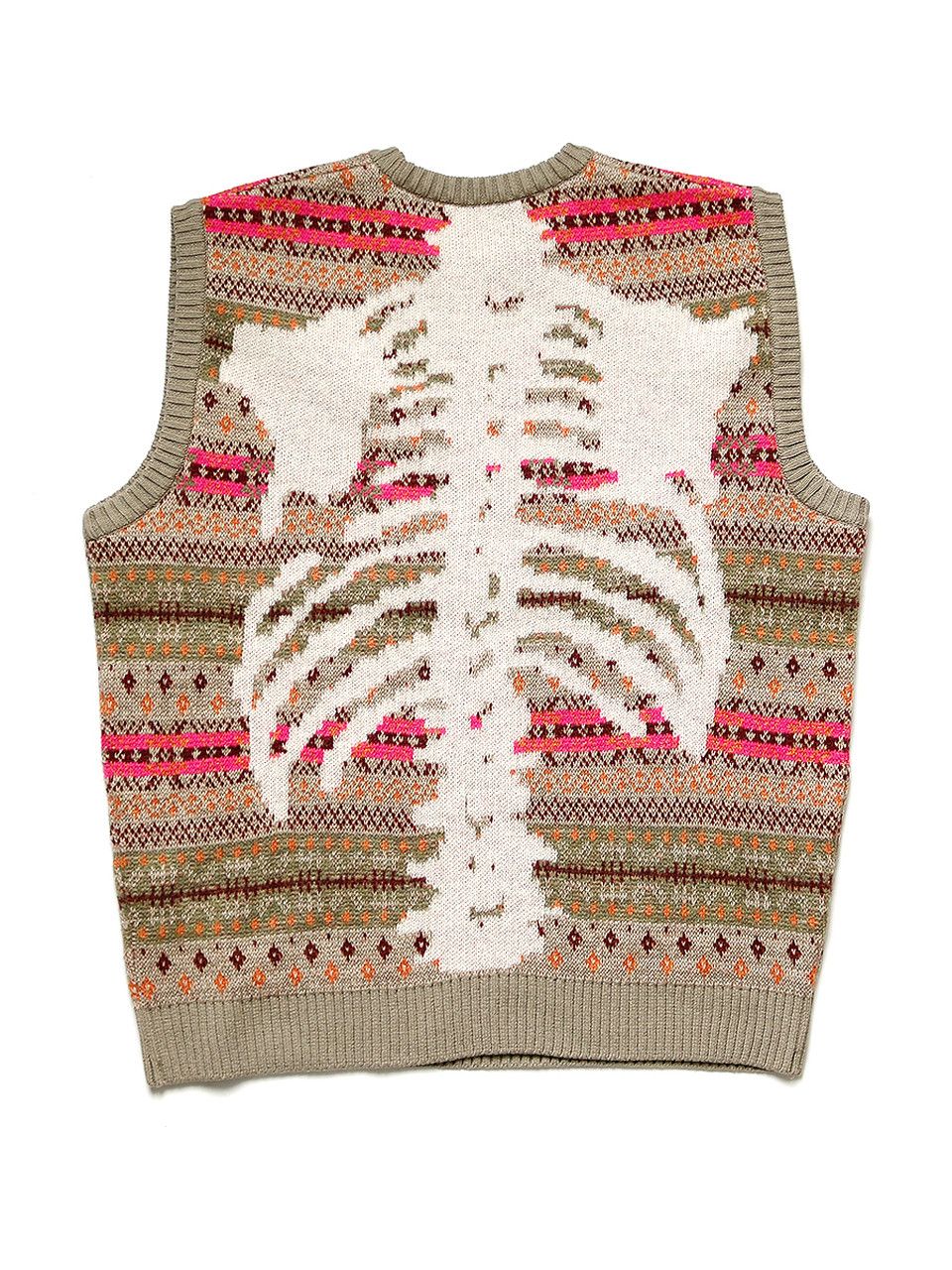Kapital 7G wool Fair Isle Bone vest Size US L / EU 52-54 / 3 - 10 Thumbnail