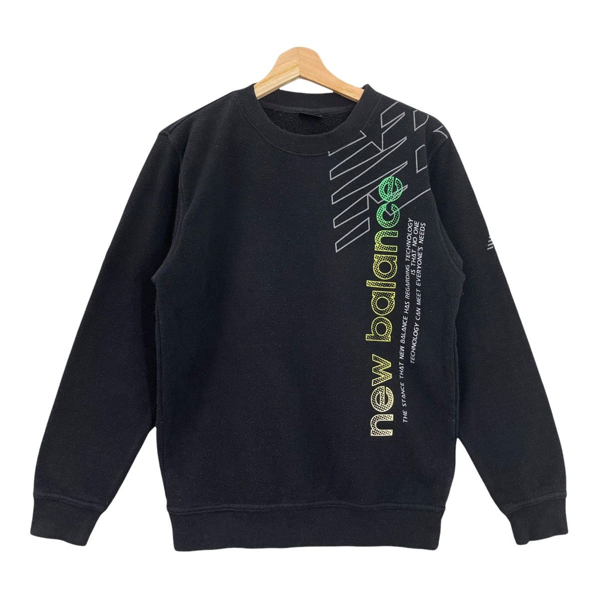 New Balance × Vintage Vintage New Balance Spellout Logo Pullover Sweatshirt Size M Size US M / EU 48-50 / 2 - 1 Thumbnail