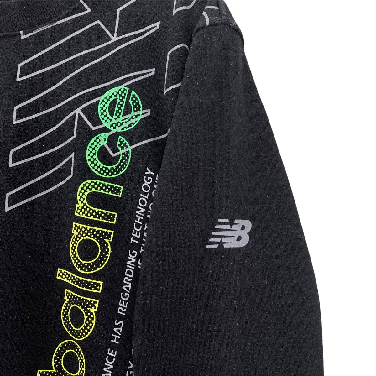 New Balance × Vintage Vintage New Balance Spellout Logo Pullover Sweatshirt Size M Size US M / EU 48-50 / 2 - 5 Thumbnail