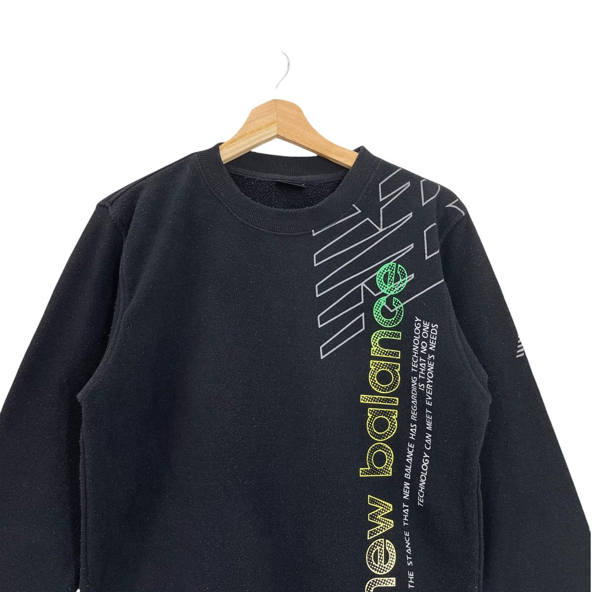 New Balance × Vintage Vintage New Balance Spellout Logo Pullover Sweatshirt Size M Size US M / EU 48-50 / 2 - 2 Thumbnail