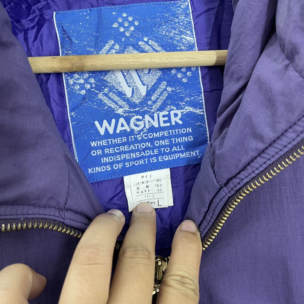 Japanese Brand 90s Wagner Loud Halfzip Jacket Big Logo Embroidered Size XL Size US XL / EU 56 / 4 - 10 Thumbnail