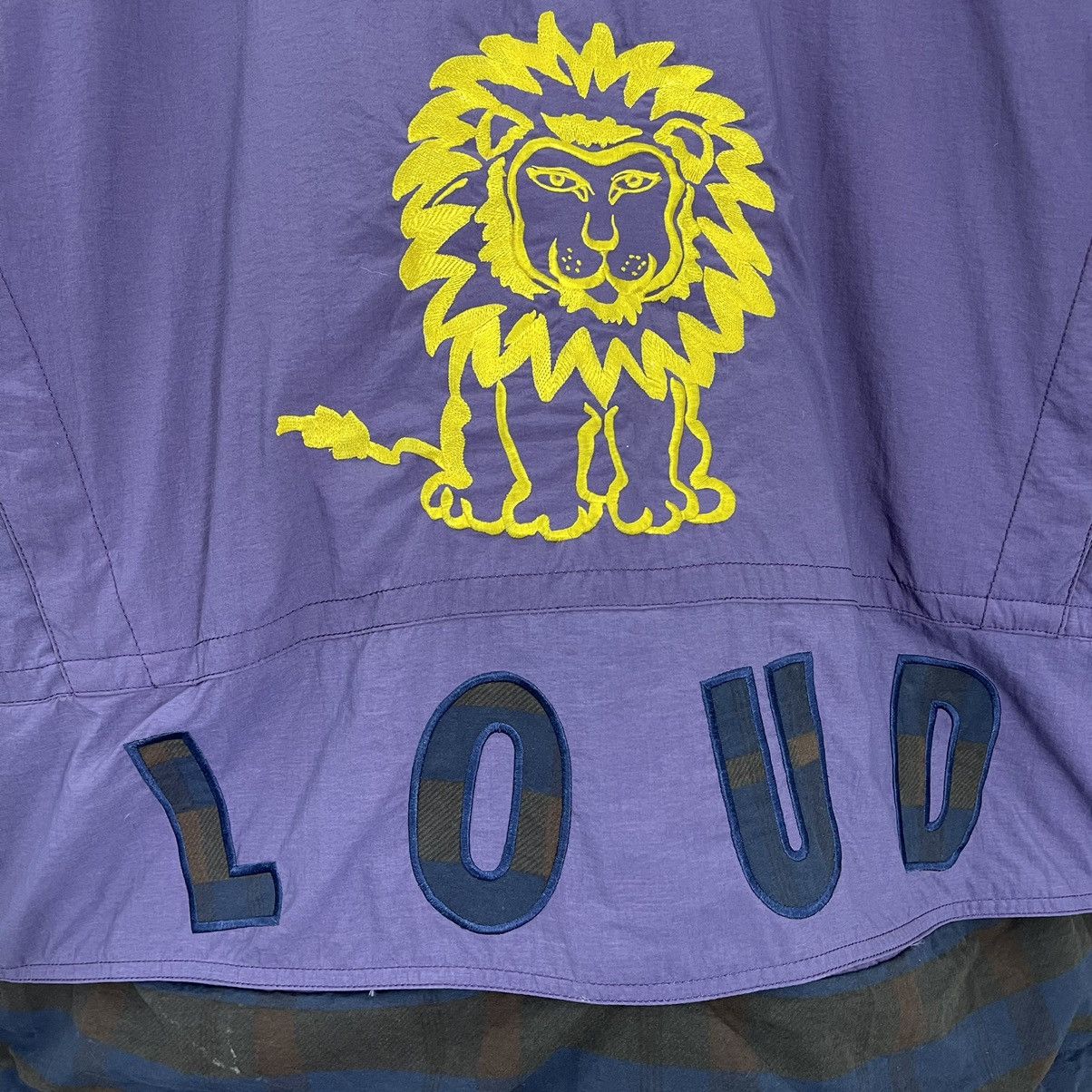 Japanese Brand 90s Wagner Loud Halfzip Jacket Big Logo Embroidered Size XL Size US XL / EU 56 / 4 - 4 Thumbnail