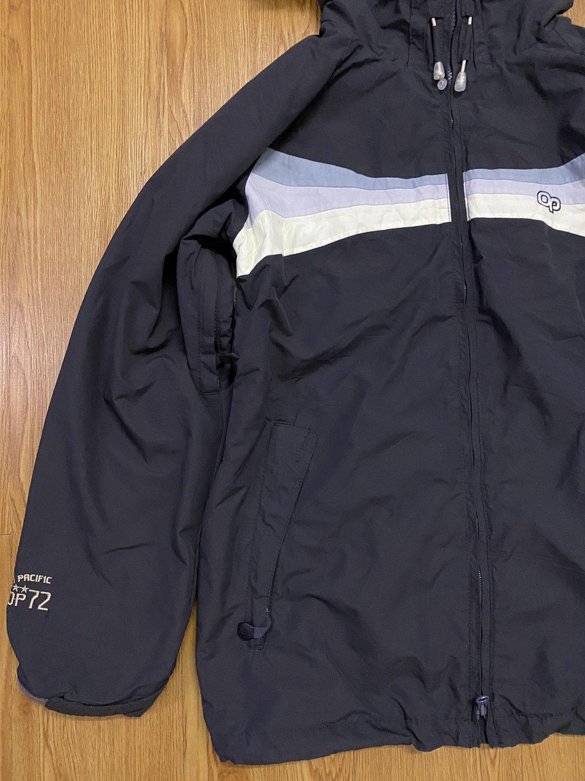 Ocean Pacific × Vintage Ocean Pacific Fur Hoodie Jacket Size M / US 6-8 / IT 42-44 - 4 Thumbnail