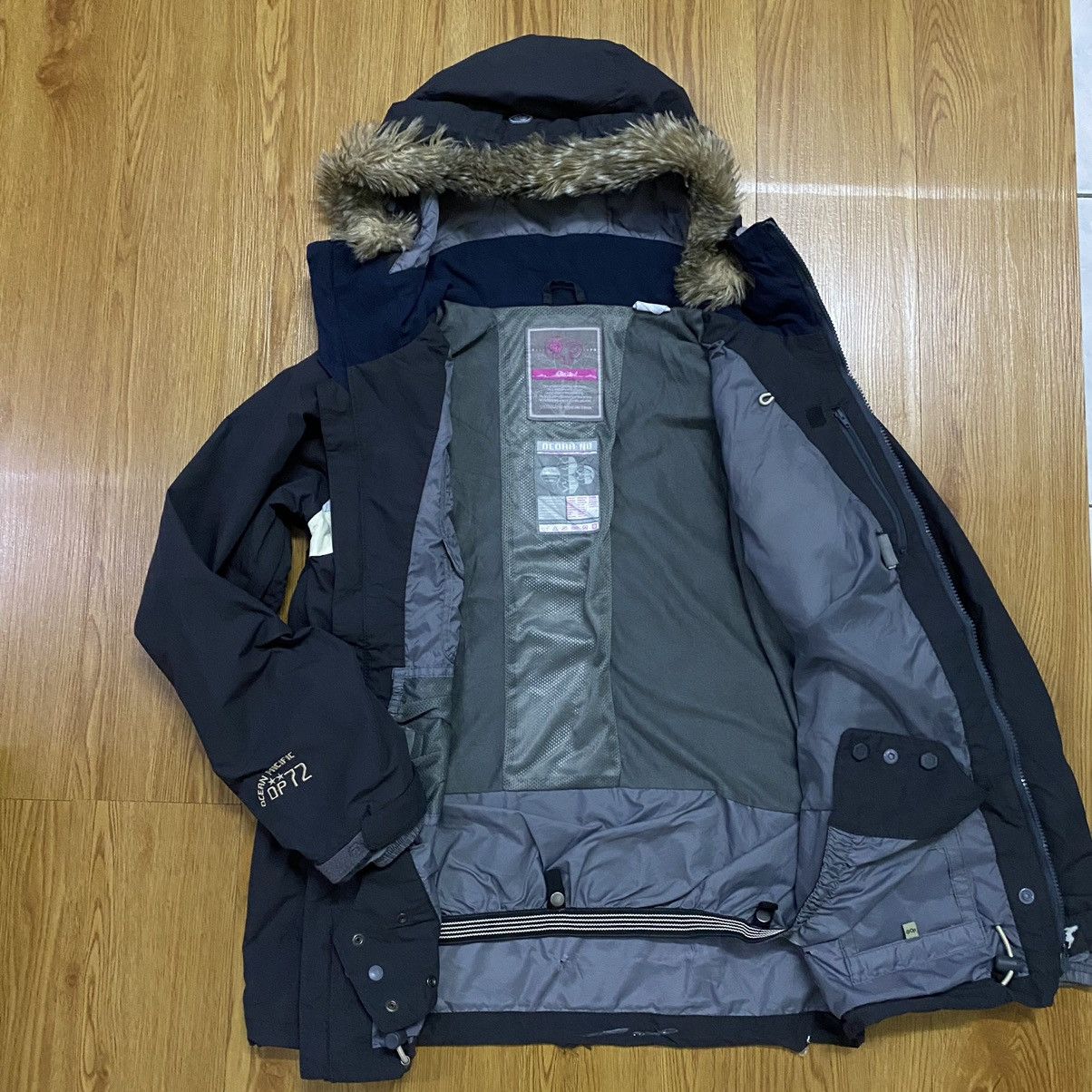 Ocean Pacific × Vintage Ocean Pacific Fur Hoodie Jacket Size M / US 6-8 / IT 42-44 - 2 Thumbnail