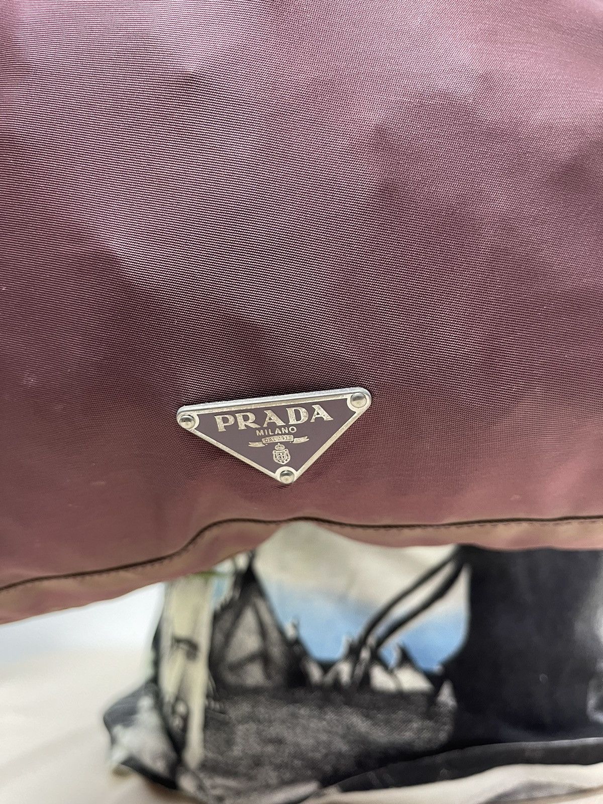 Prada Prada Tessuto nylon flora patchwork mauve color Size ONE SIZE - 6 Thumbnail