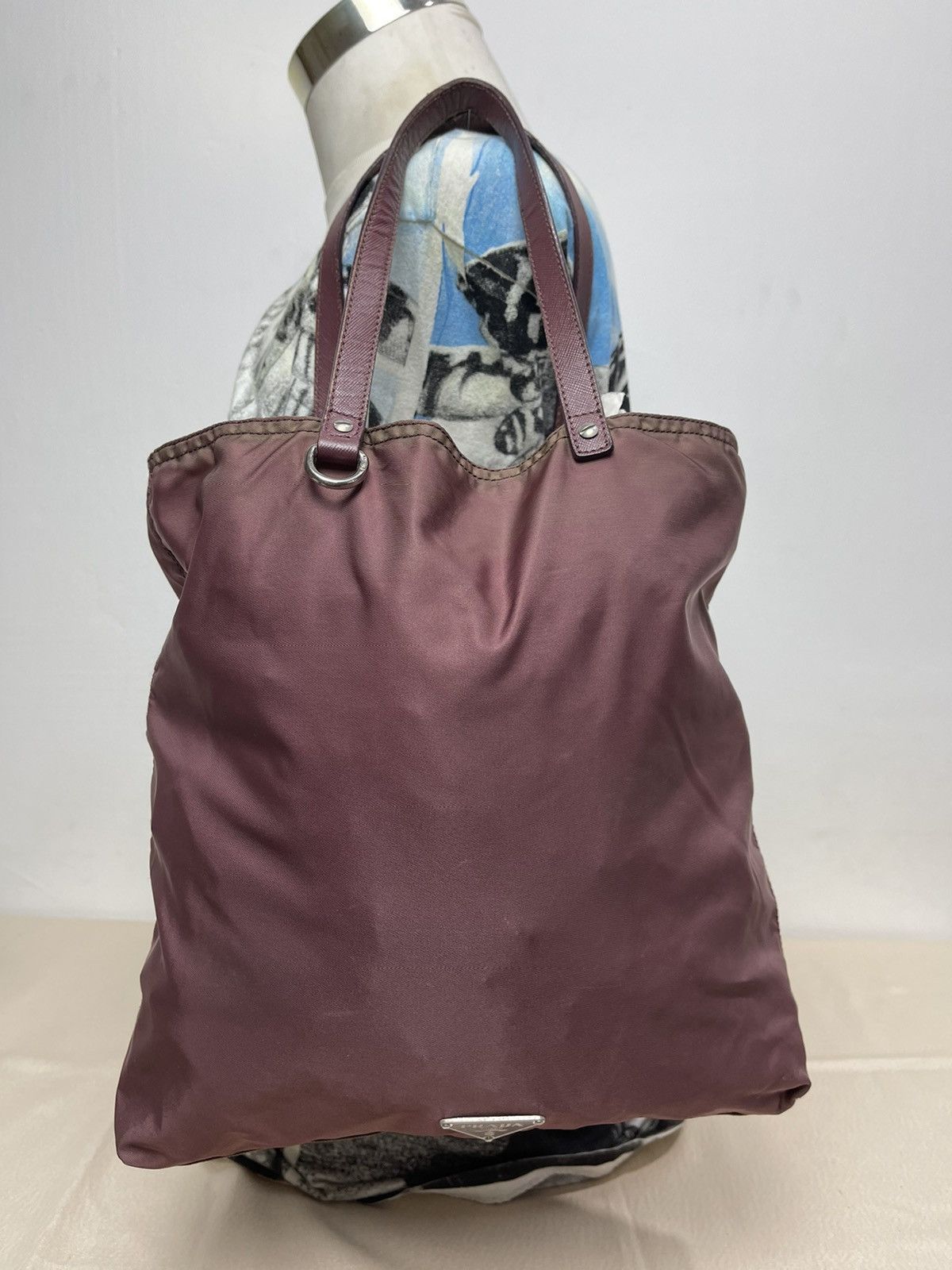 Prada Prada Tessuto nylon flora patchwork mauve color Size ONE SIZE - 5 Thumbnail