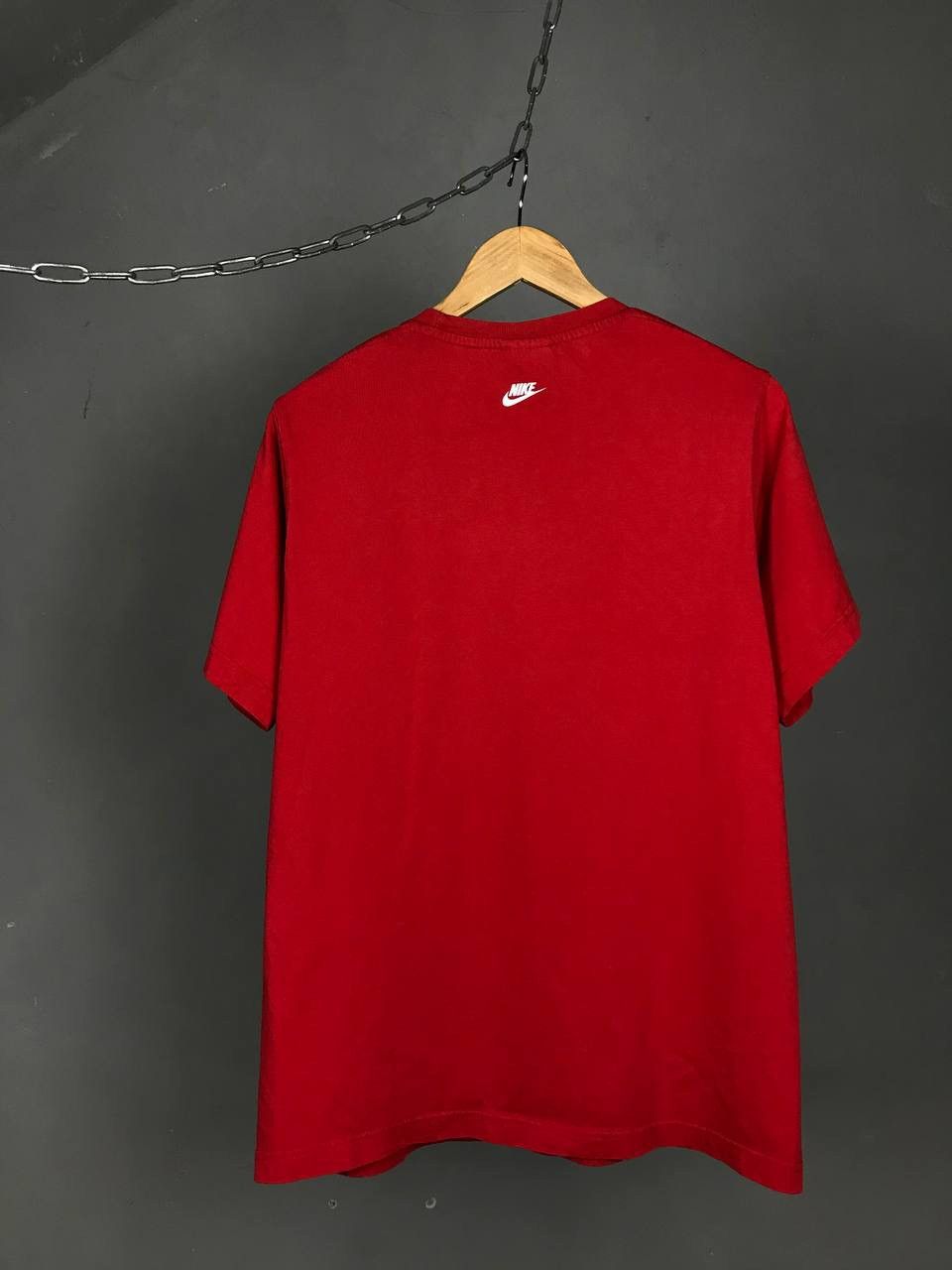 Nike × Vintage Nike swoosh streetwear vintage center logo tee Size US M / EU 48-50 / 2 - 5 Thumbnail