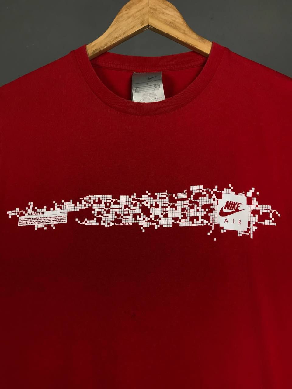 Nike × Vintage Nike swoosh streetwear vintage center logo tee Size US M / EU 48-50 / 2 - 3 Thumbnail