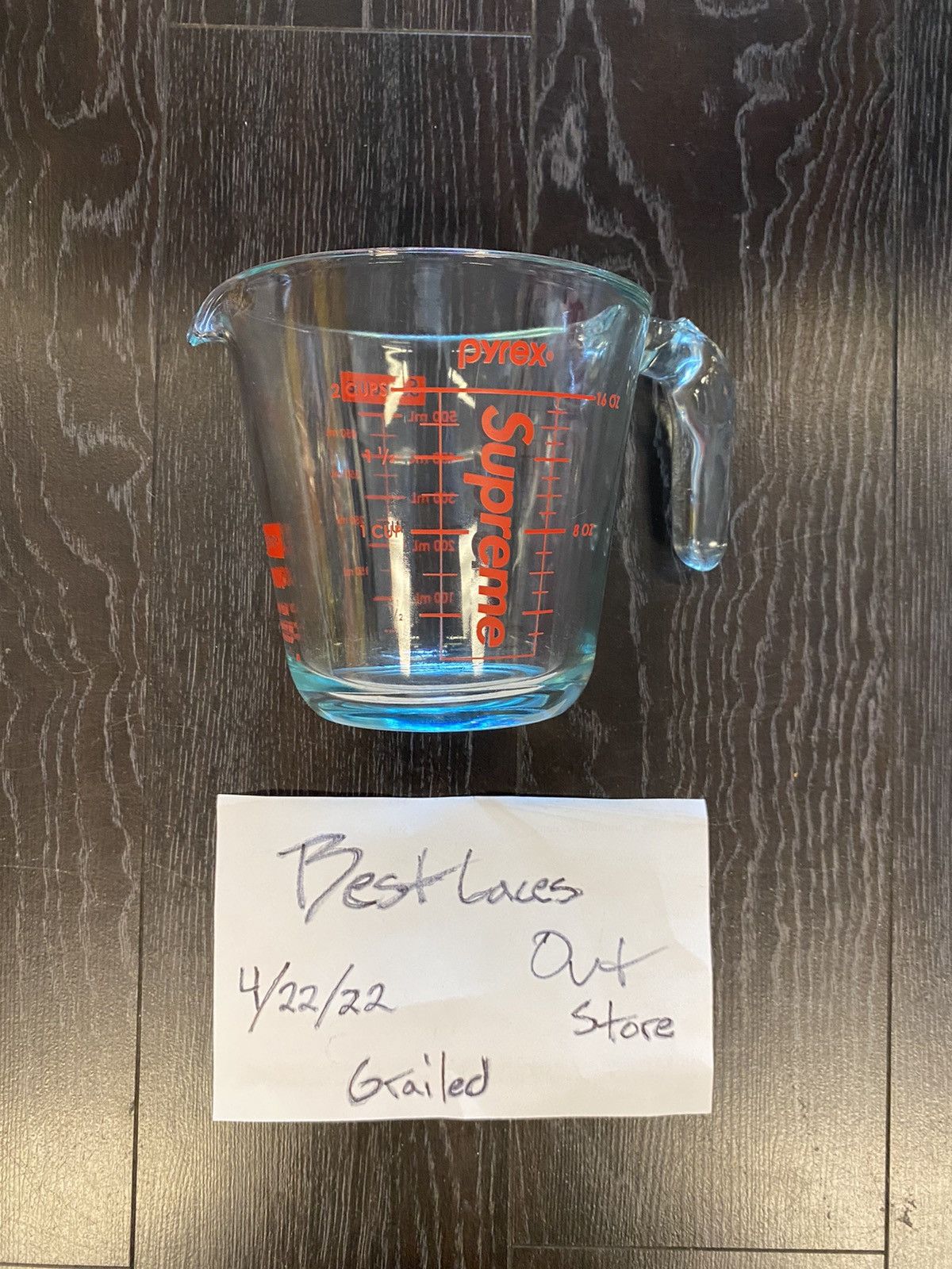 Supreme Supreme Pyrex 2-Cup Measuring Cup | Grailed