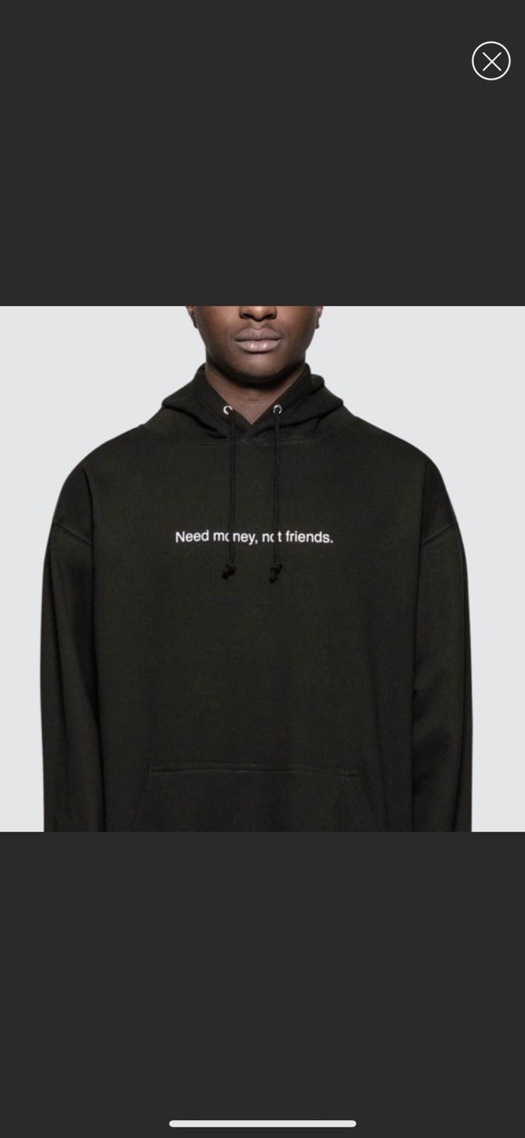 Fuck Art Make Tees Need Money Not Friends Hoodie Grailed