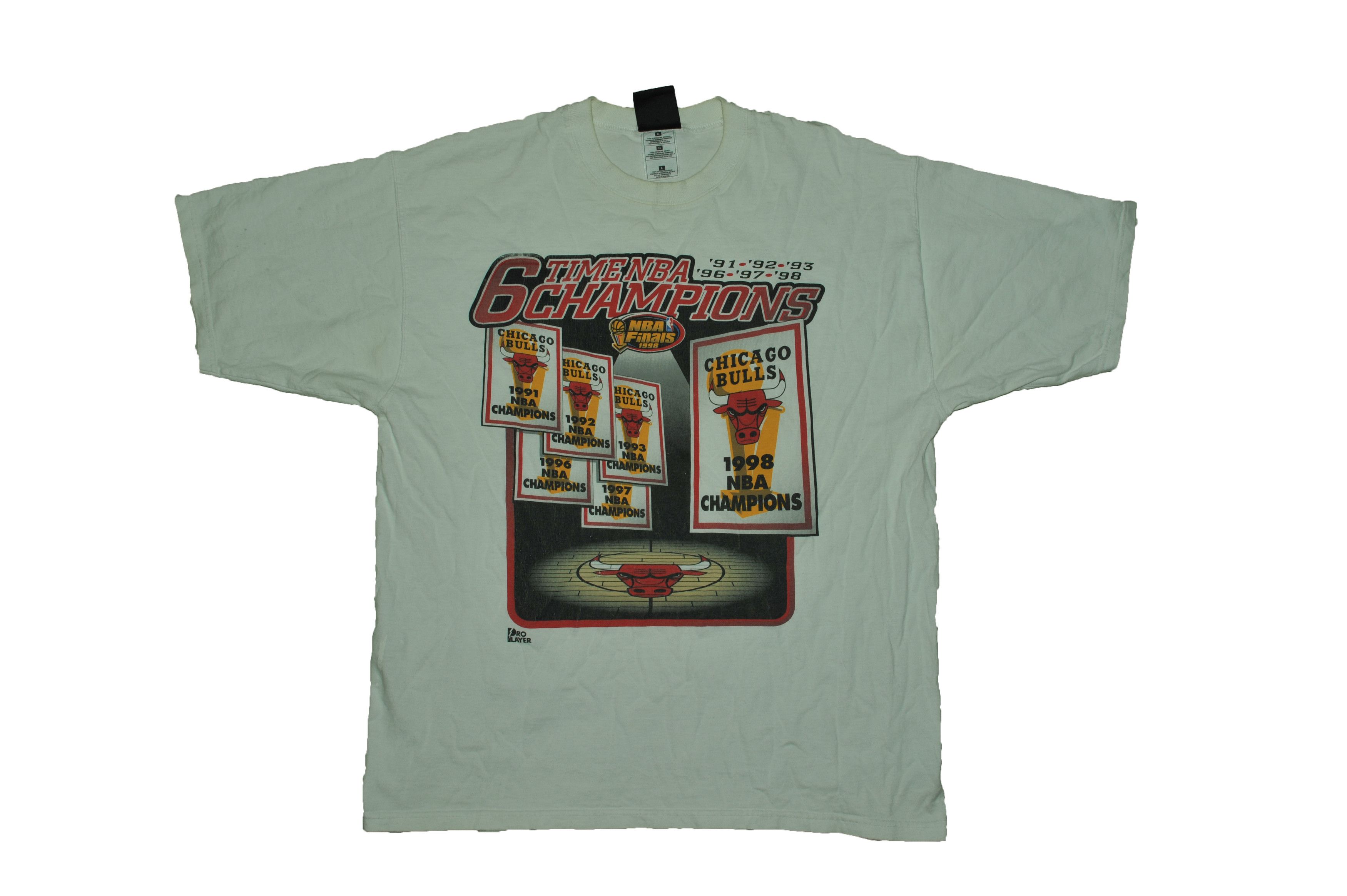 Vintage 90s Chicago Bulls NBA Finals 1998 T-shirt