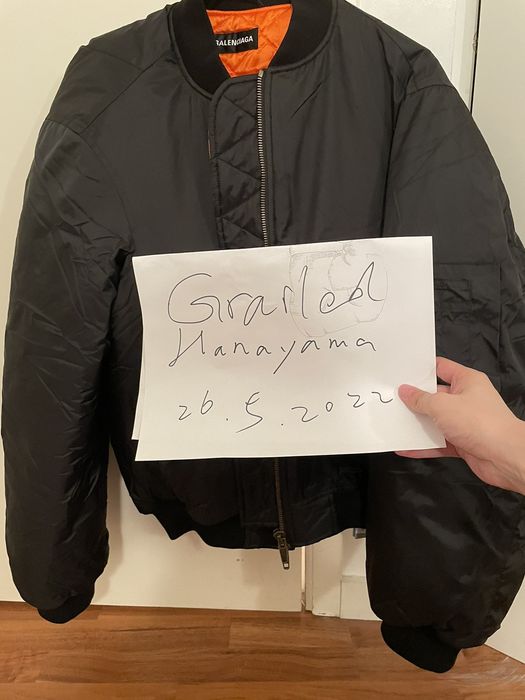 Balenciaga balenciaga 20fw steroid bomber sz46 | Grailed